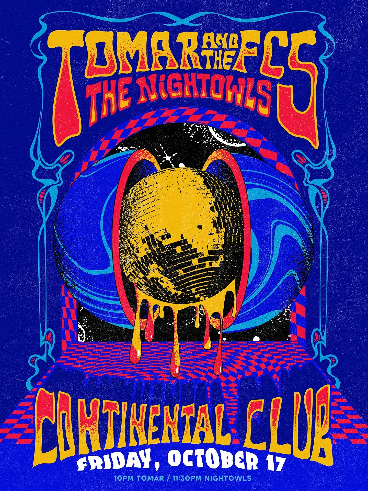 Austin’s soul powerhouses unite💪🏻🕺tomarandthefcs & @wearethenightowls share the stage at @continentalclubatx🌃One night only: Friday, Oct 17
🔥 TOMAR & THE FCS — 10PM
🦉 THE NIGHTOWLS — 11:30PM
📅 Friday, October 17
🎨 P