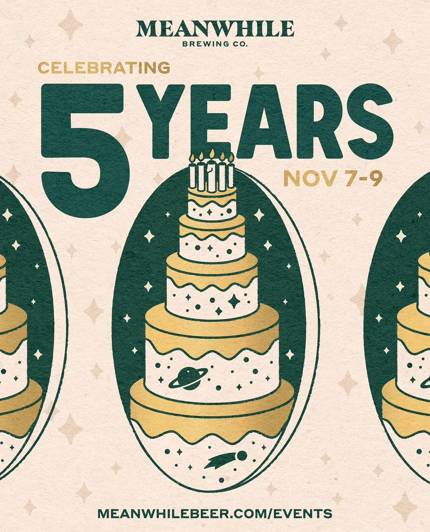 🎂Meanwhile Brewery is turning 5!🎉Folks, we&rsquo;re stoked to have @thecapitoljam bringing the funk to the celebration next Saturday, Nov 8 alongside an incredible lineup of Austin favorites: @henryinvisible (one-man funk machine) and @rococodisco.