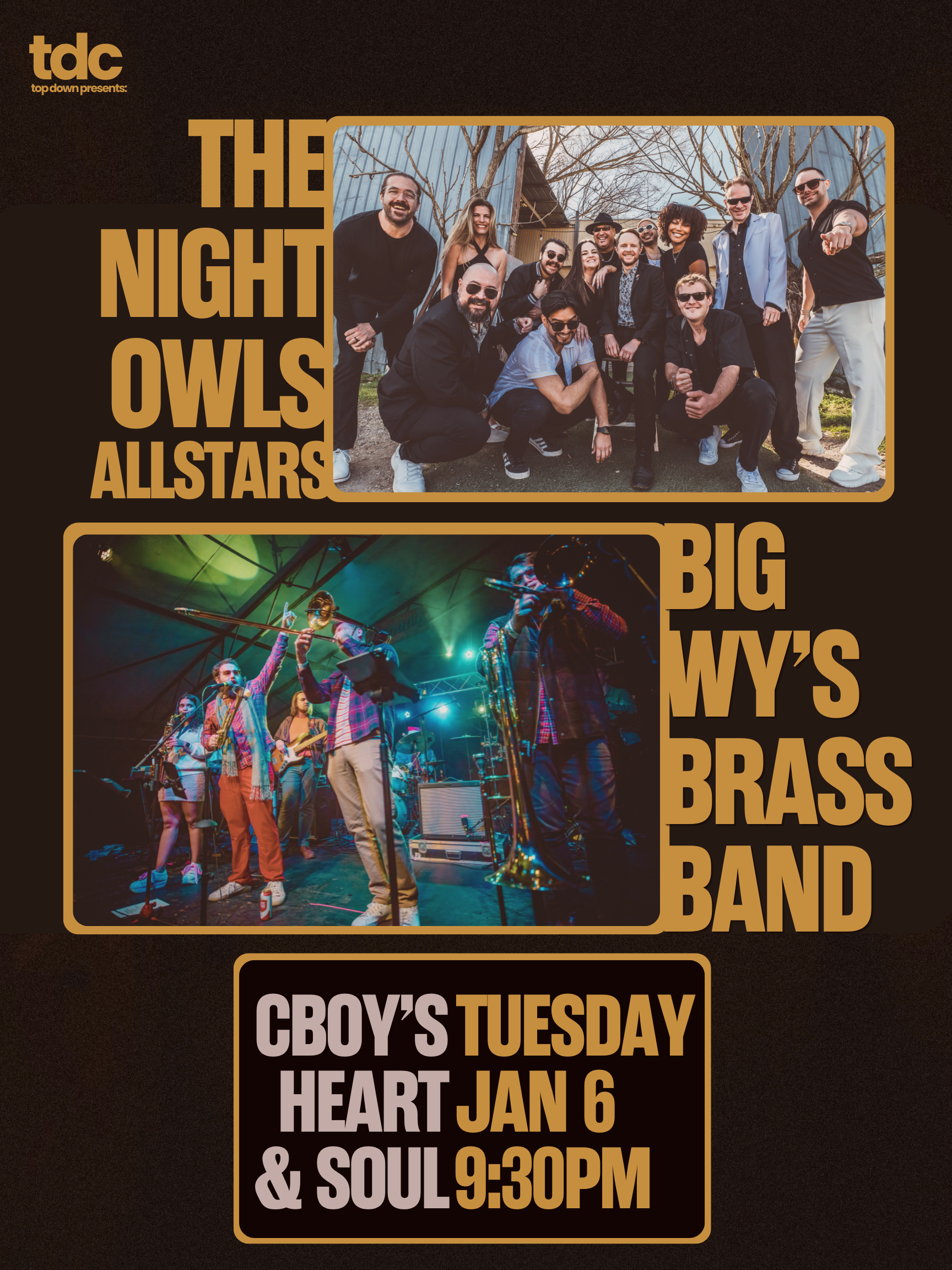 The Nightowls & Big Wy's Brass Band