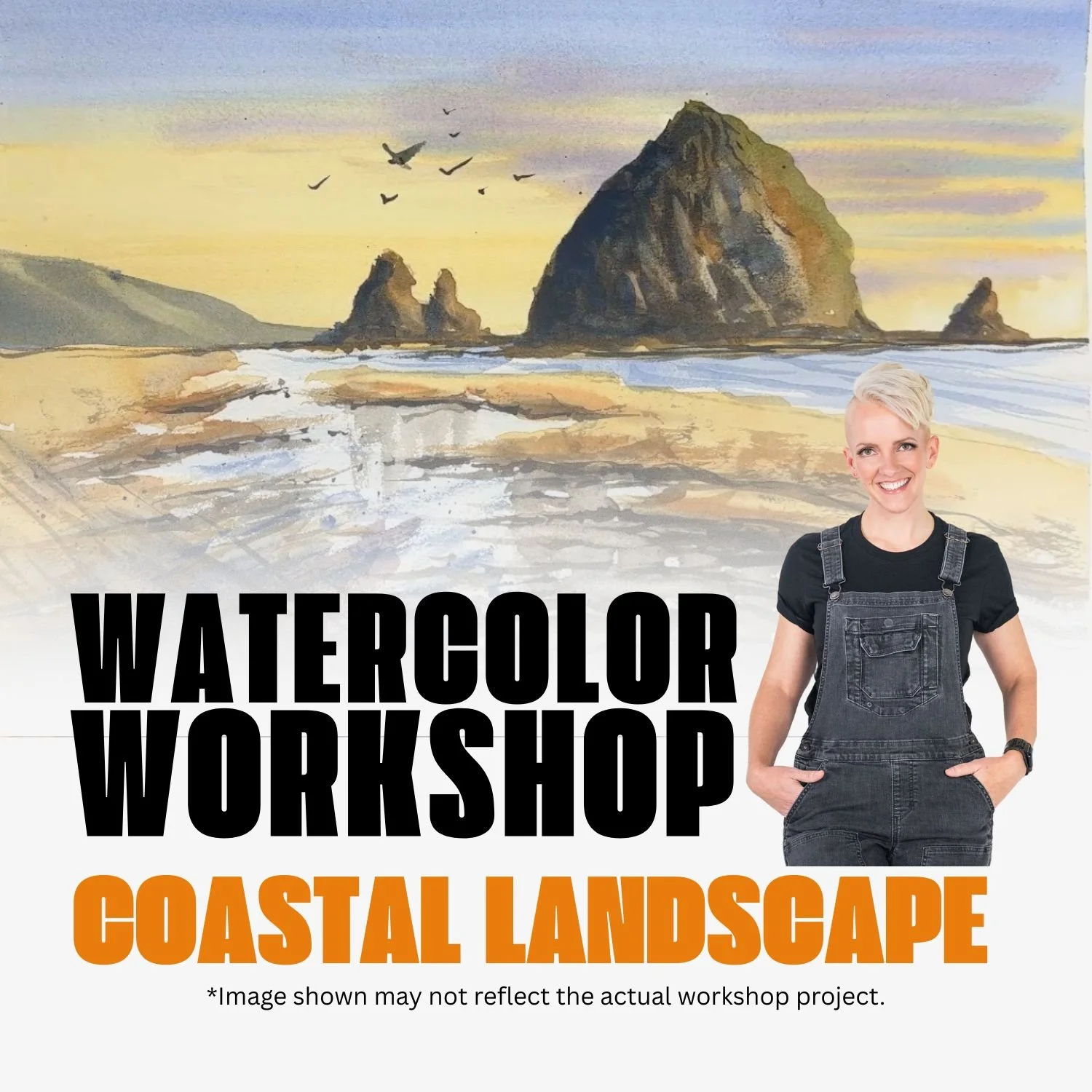 Coastal Landscape Watercolor Workshop - Full Video Tutorial