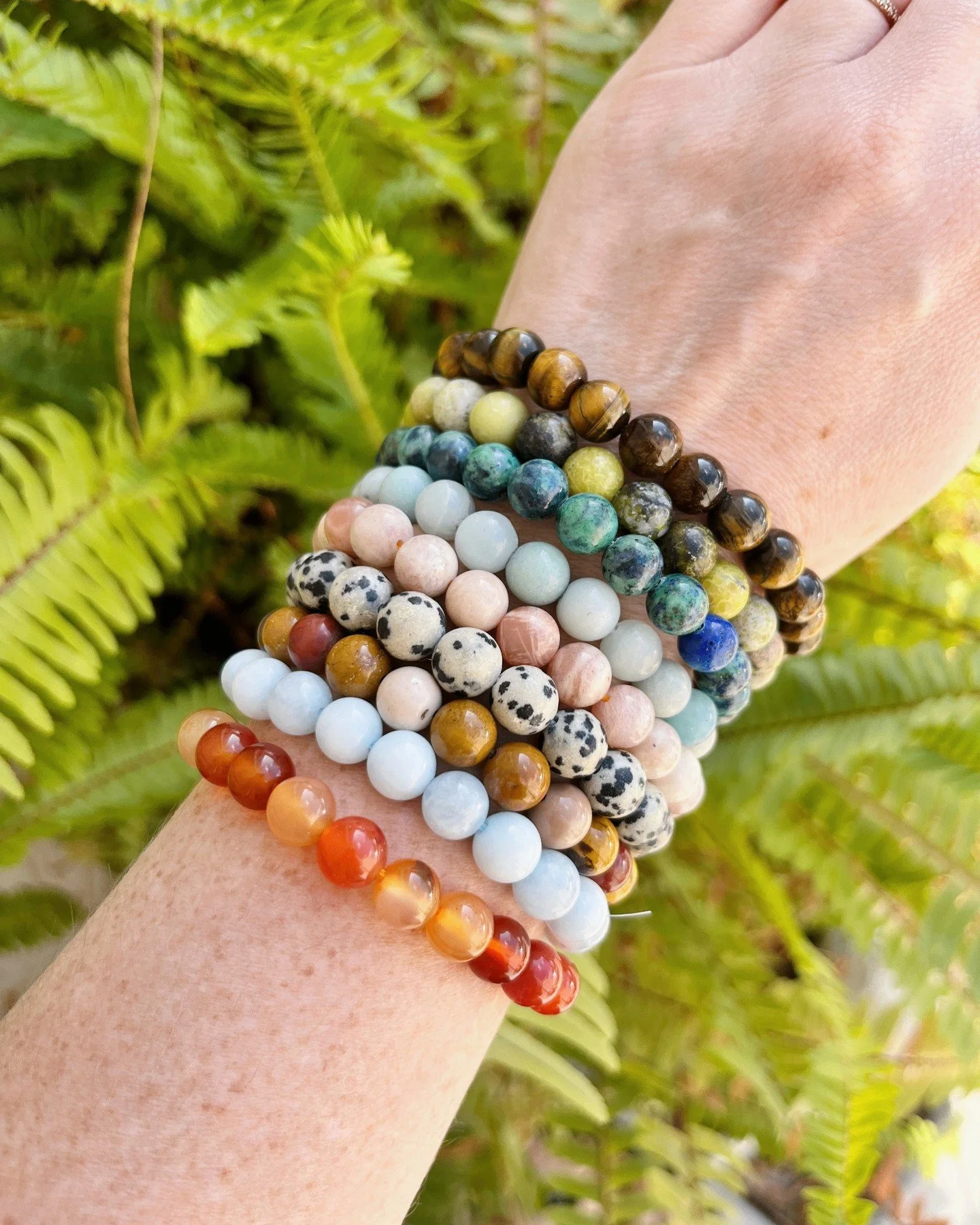 Bracelets are now buy 4 get the 5th free! Wrap your wrists in positive vibes with our stunning beaded bracelets. Available in both men and women's sizes ✨