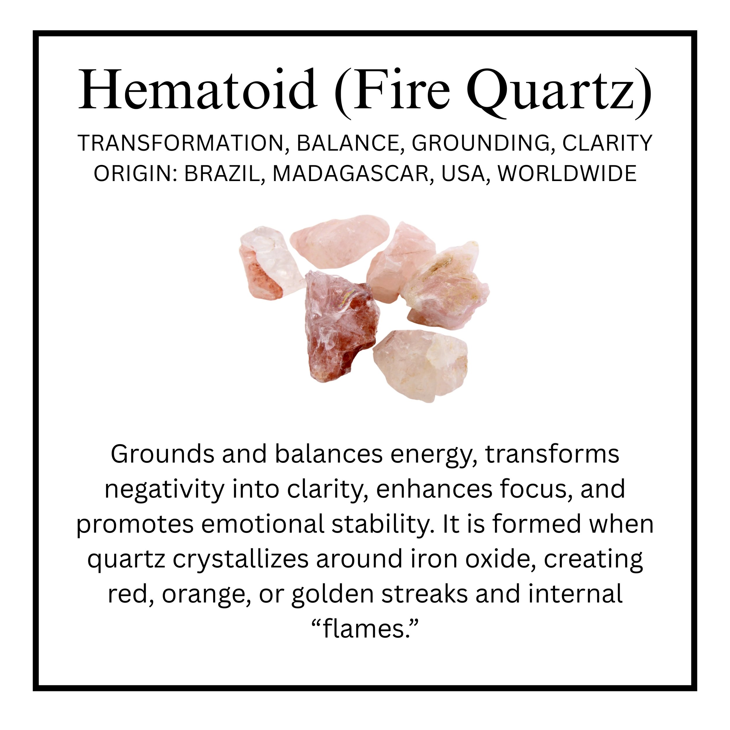 Hematoid (Fire Quartz)
