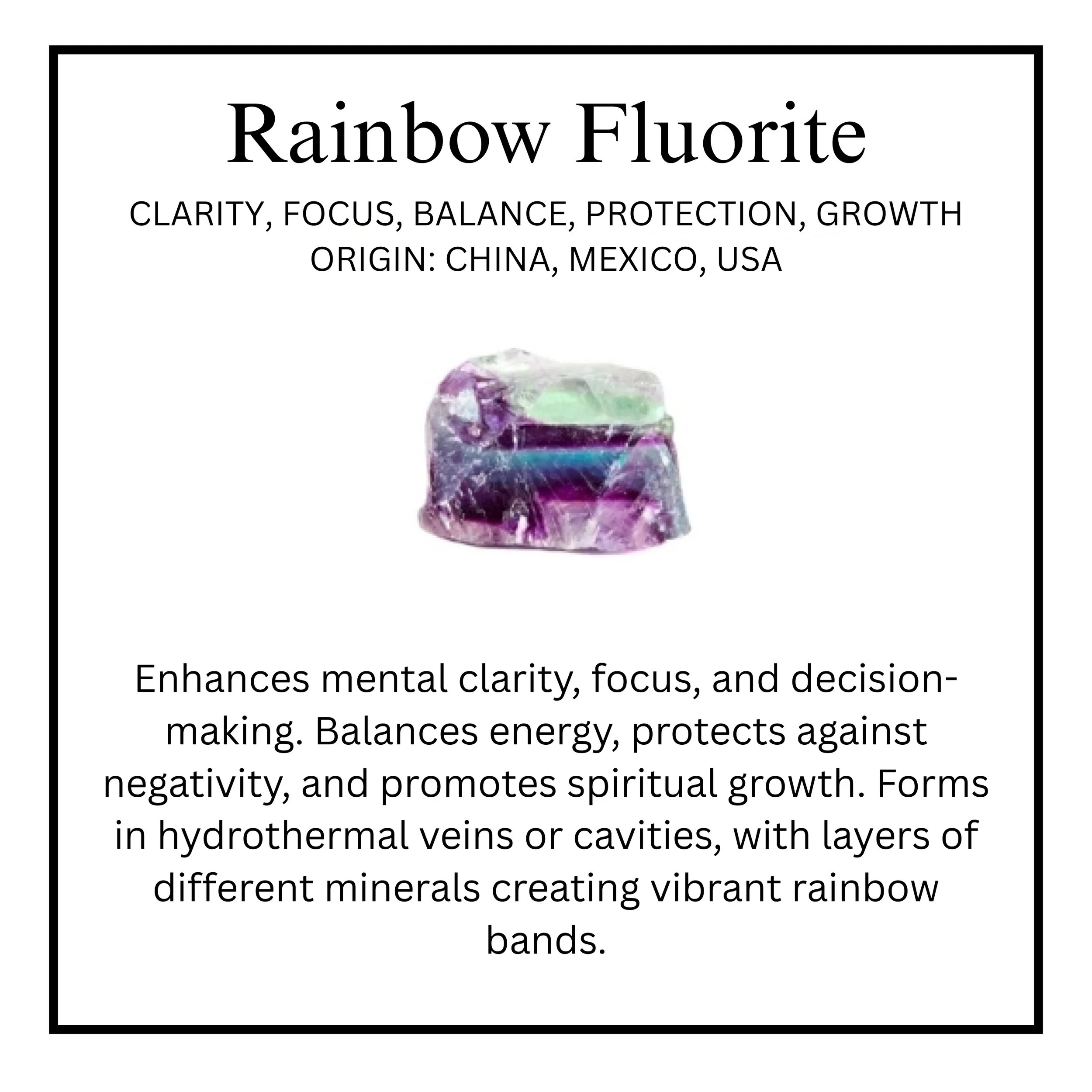 Rainbow Fluorite