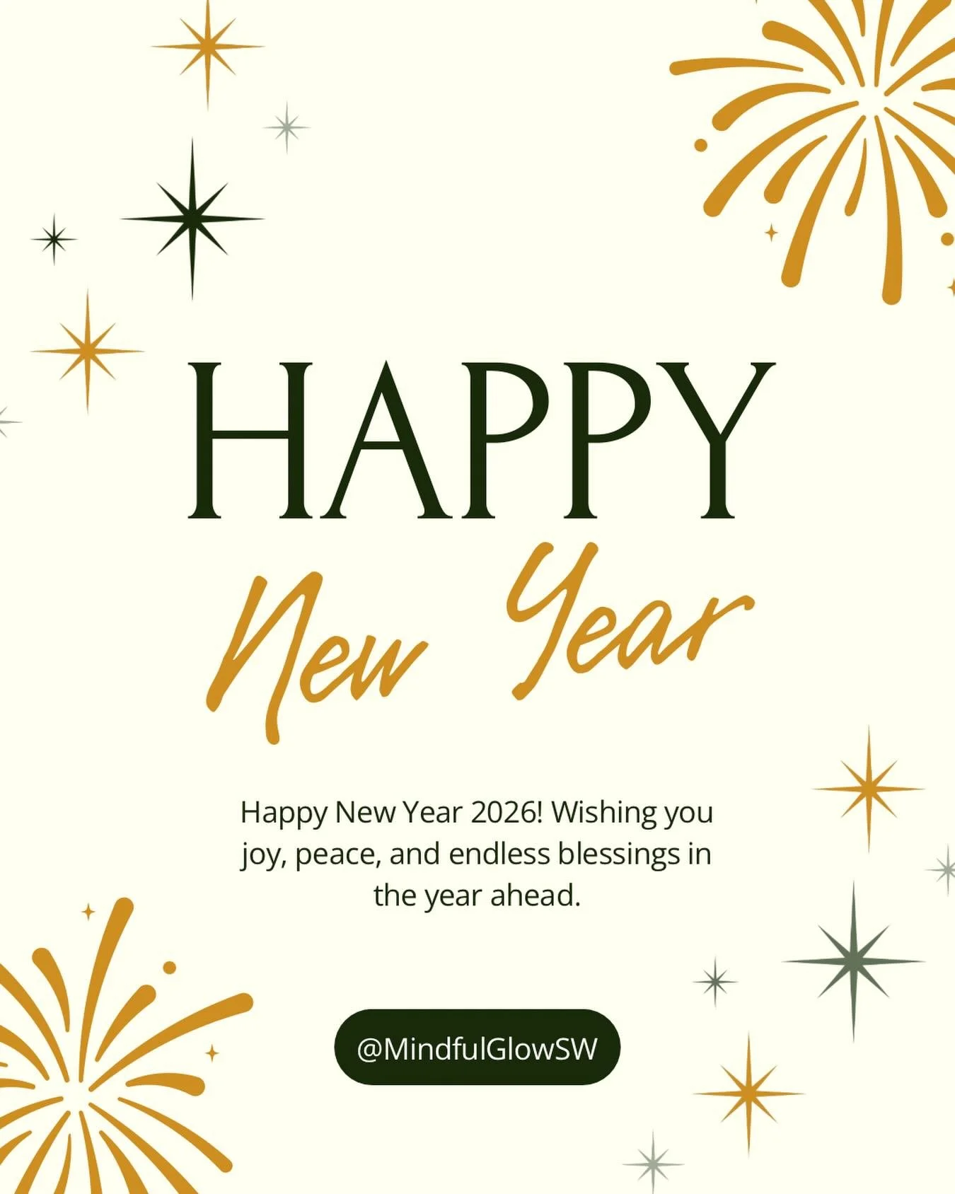 Happy New Year! ✨Grateful for the past, excited for what&rsquo;s next.