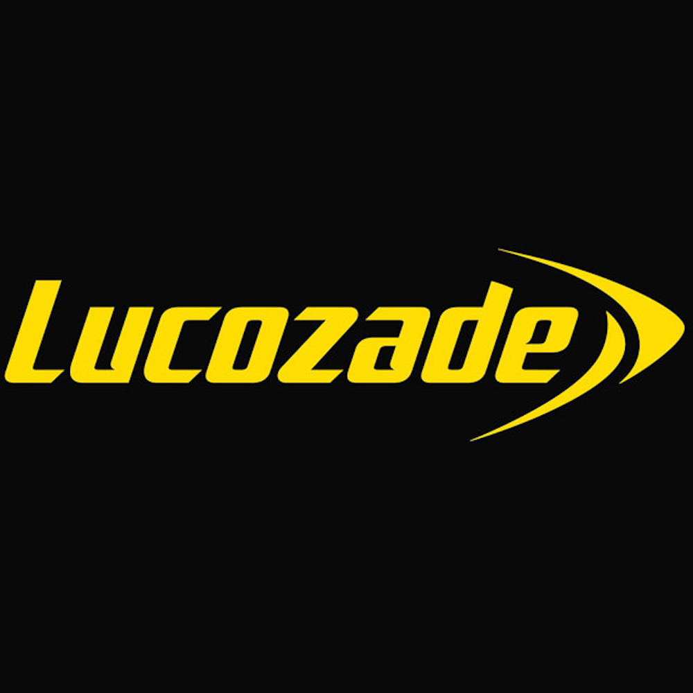 Lucozade logo.