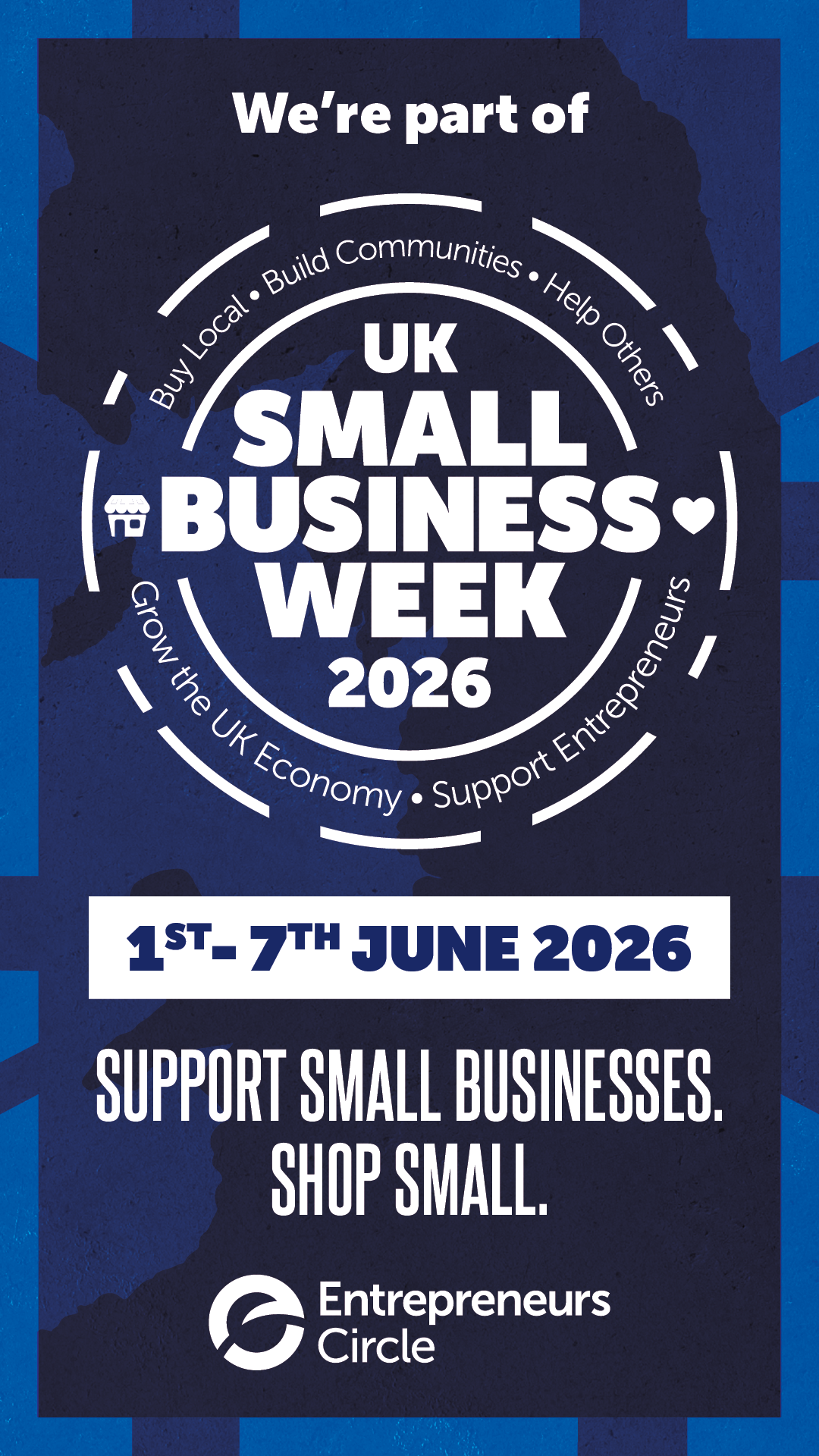 We're part of Small Business Week 2026. Support small businesses. Shop small.