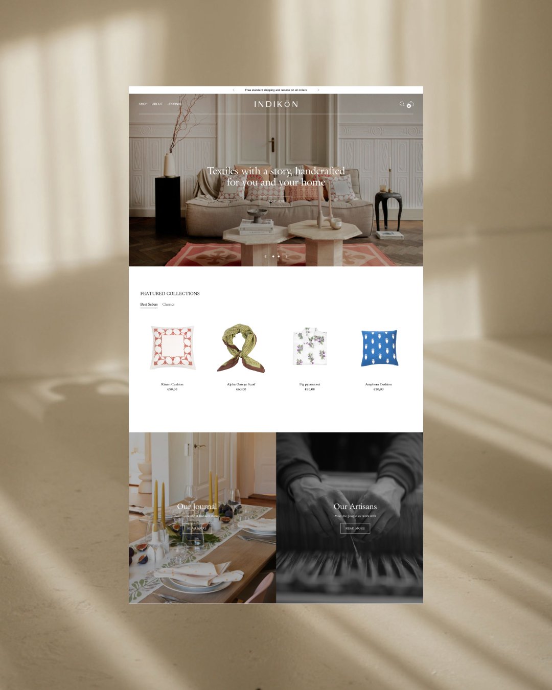 indikon website visual