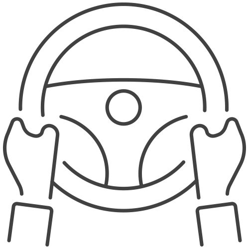 A drawing of a soccer ball being held by two hands.