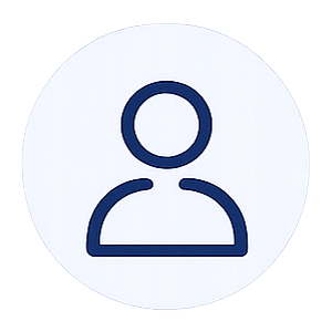 Profile icon of a person in a circle