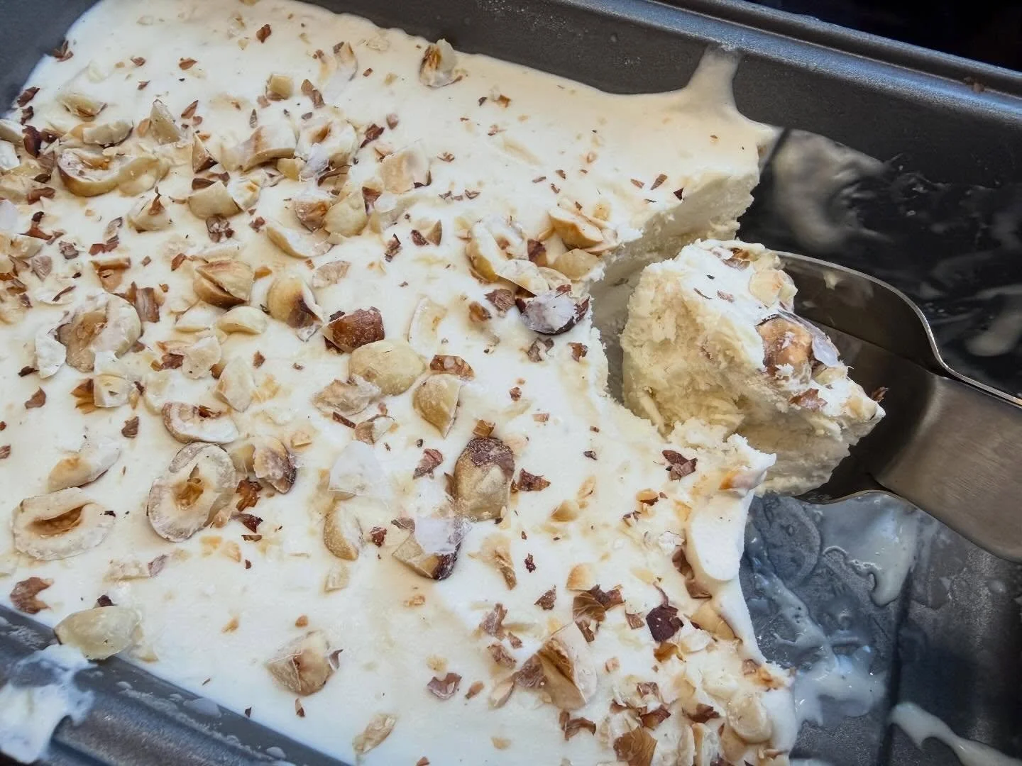 An amazing recipe of no-churn ice cream from a wonderful cookbook by Suzy Karadsheh, you can find more info (and a link to the book) about the deliciousness in my most recent blog: https://www.food-first.com/whats-for-dinner