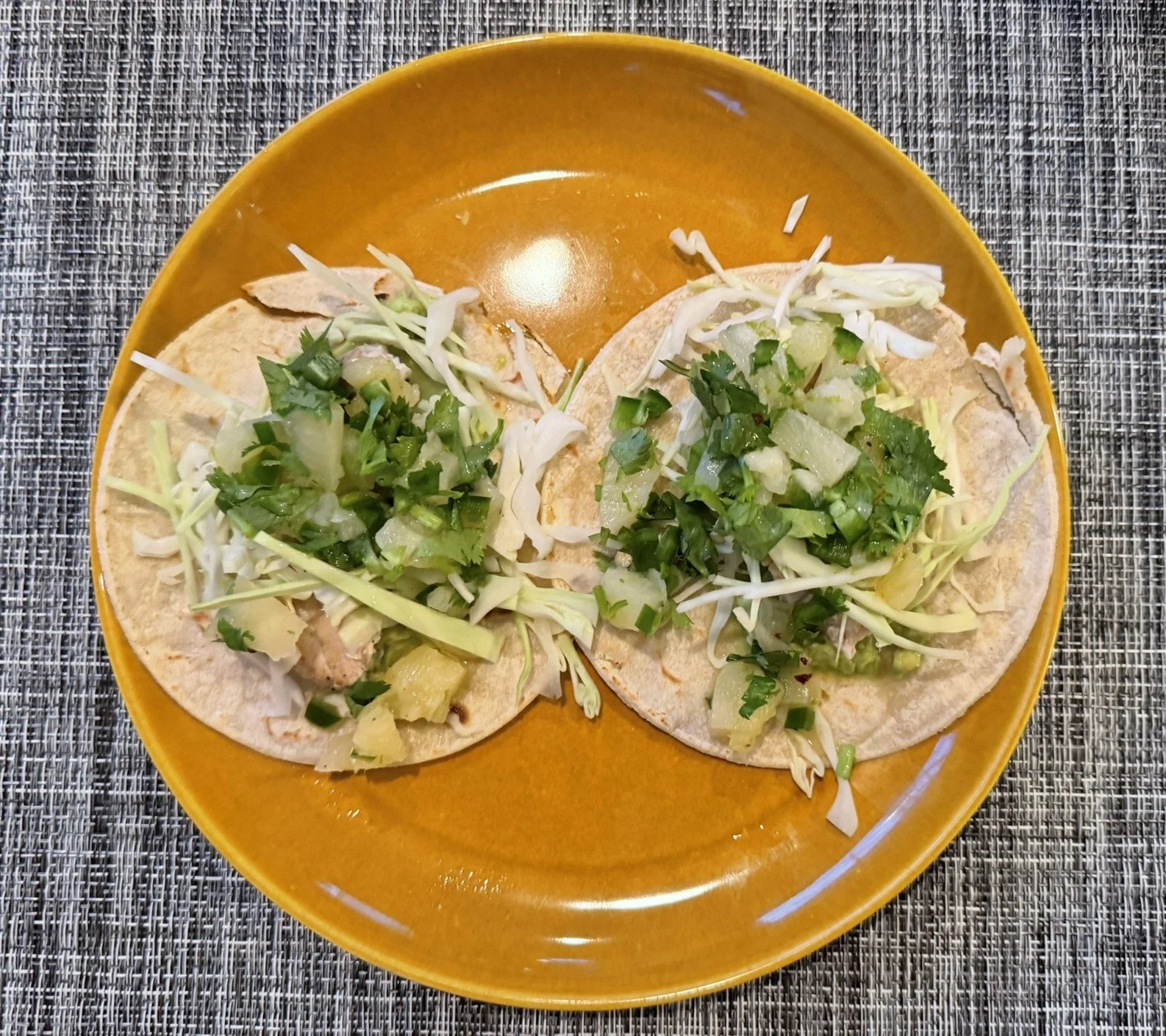 Fish tacos with pineapple salsa