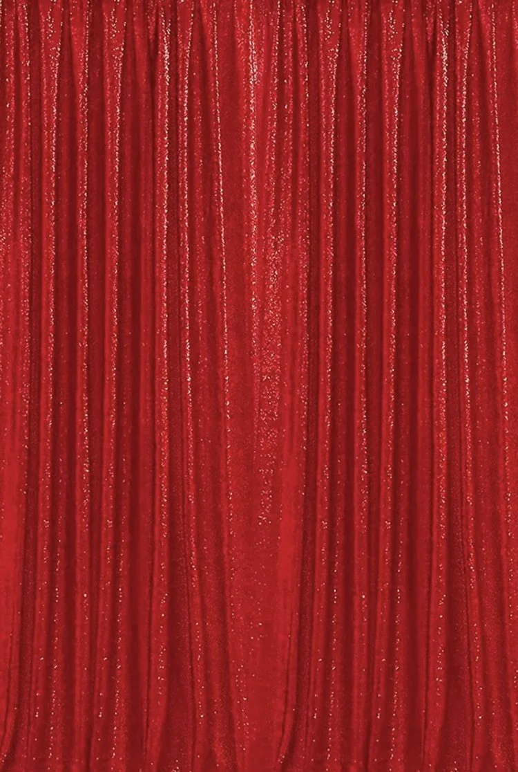 Red Sequin Backdrop