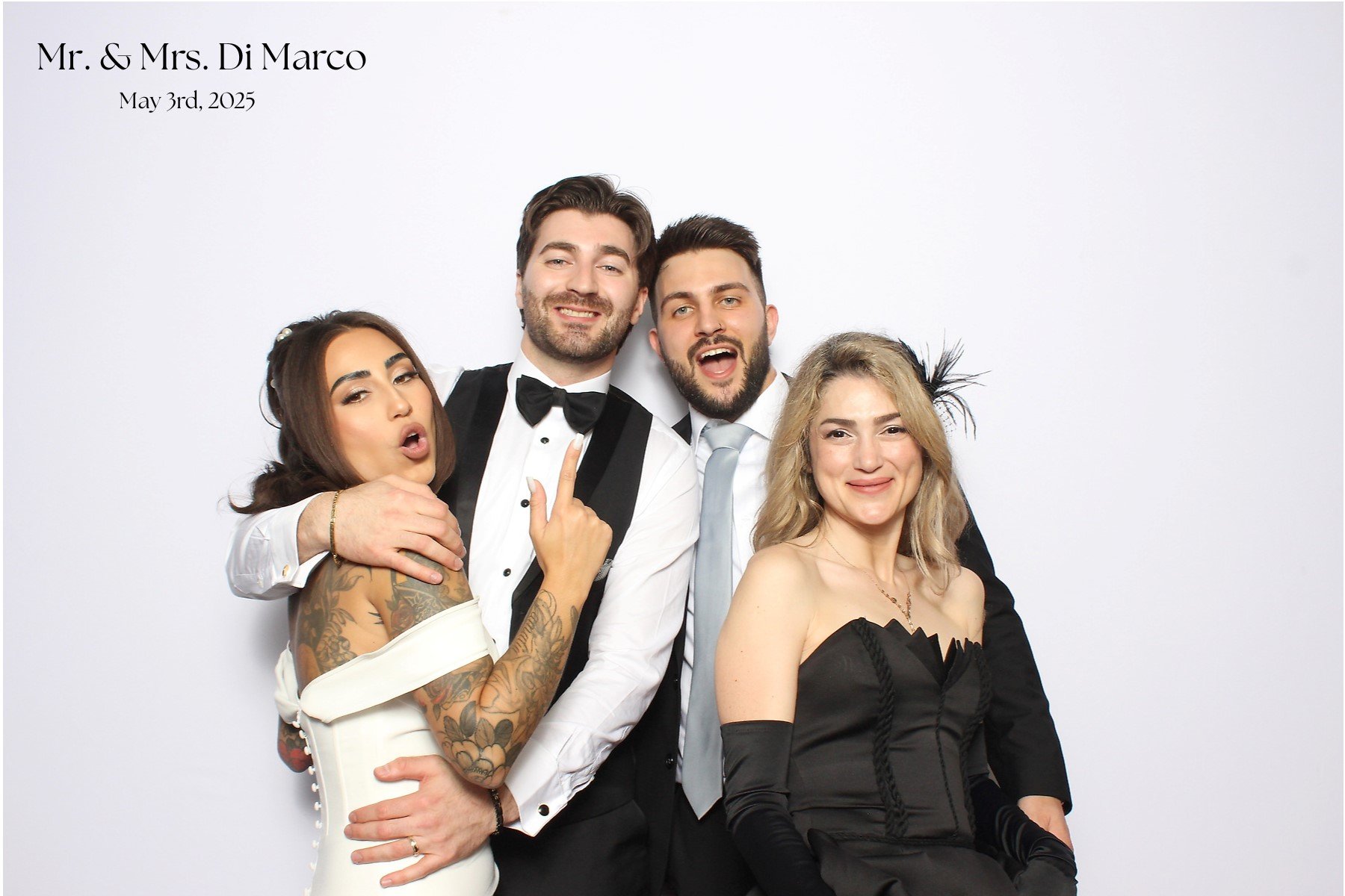 Custom Photo Booth template for wedding