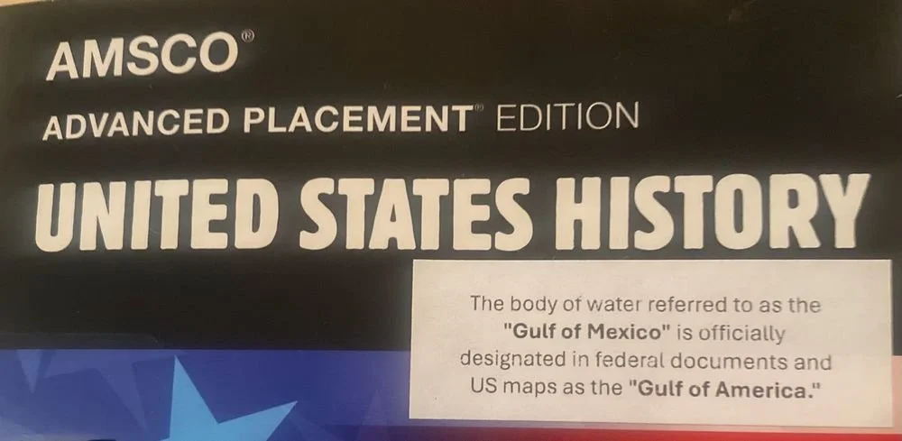 Hillsborough Schools Begin Placing ‘Gulf of America’ Stickers on Textbooks