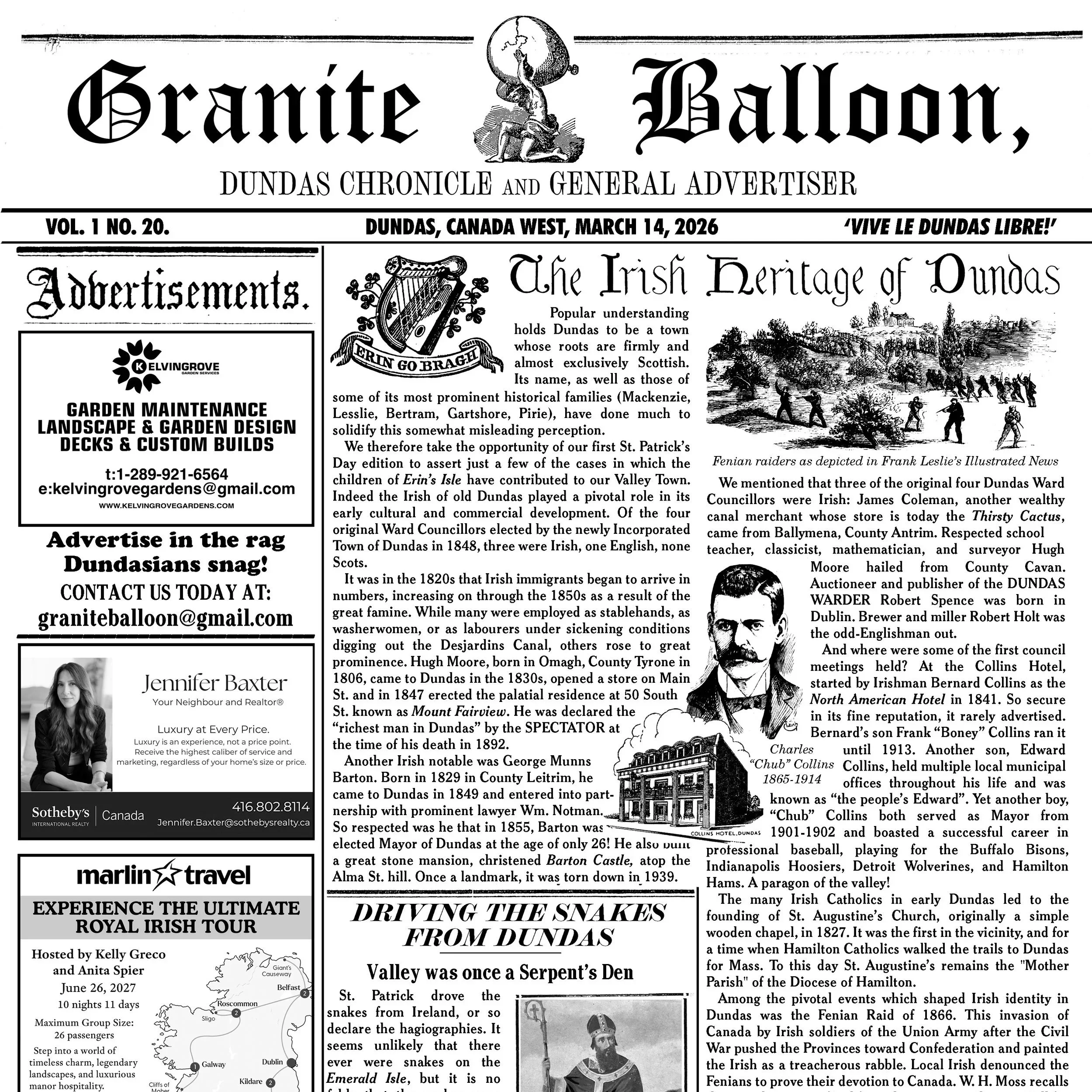 Vol 1. No 20. March 14, 2026