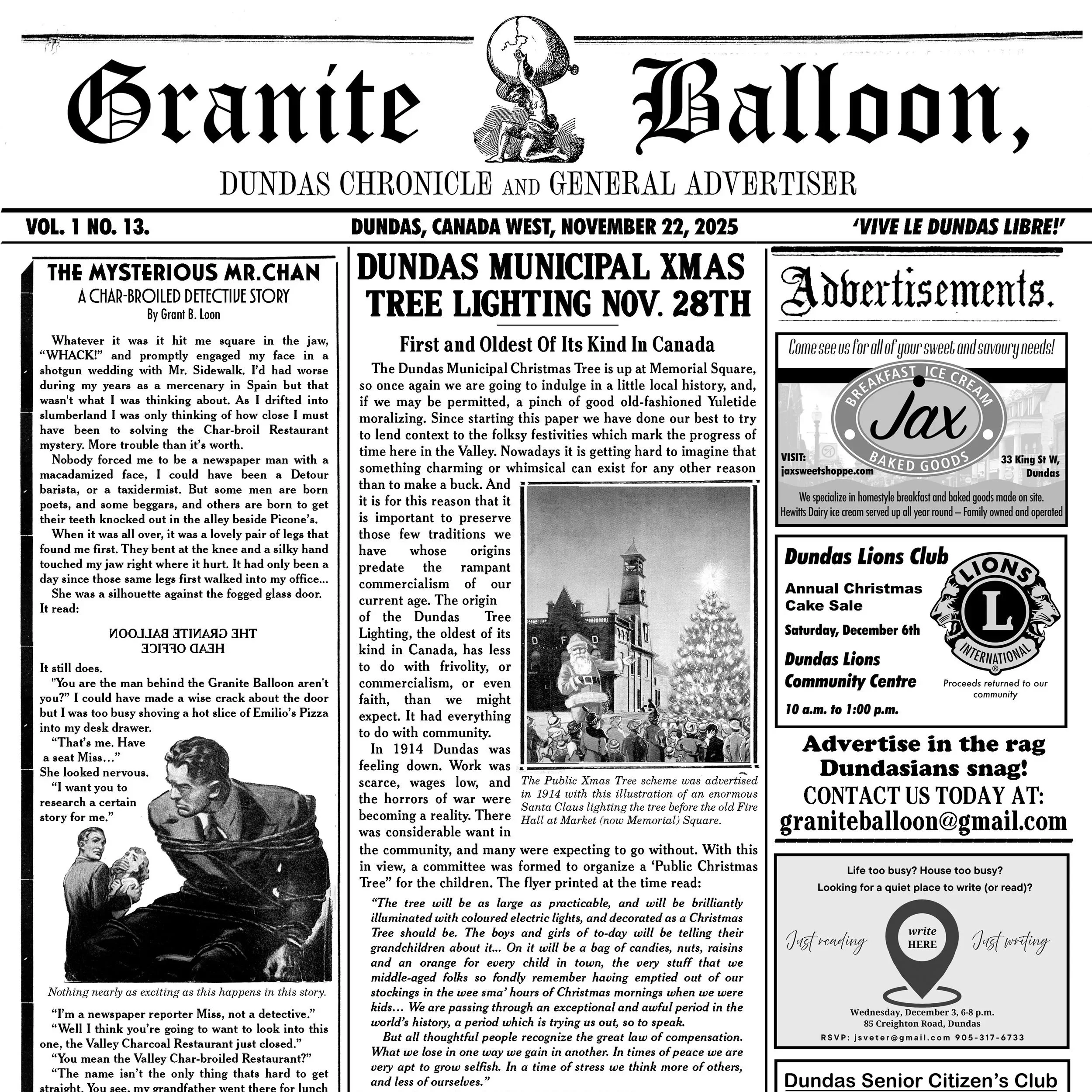 Vol 1. No 13. November 22, 2025