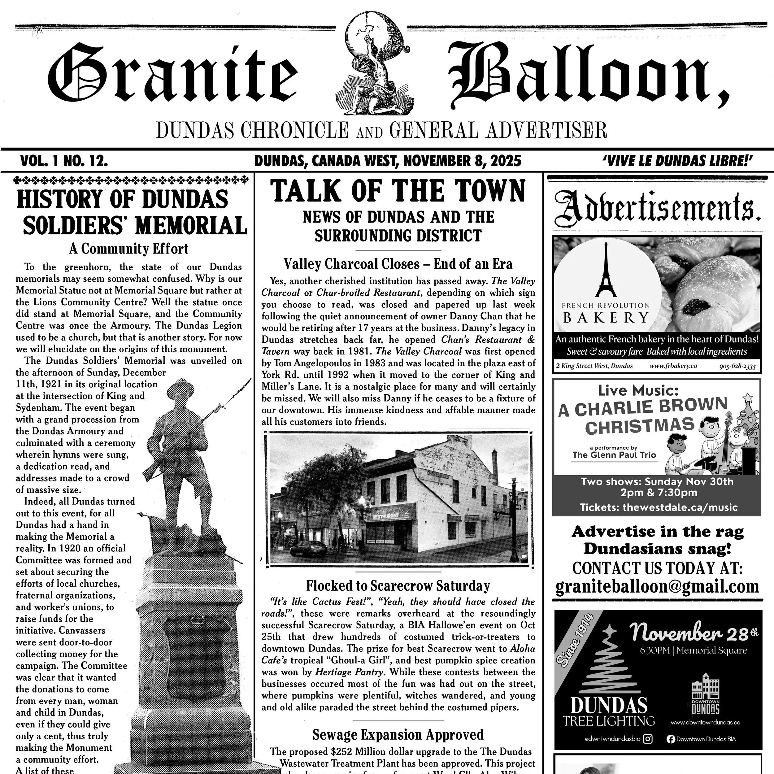 Vol 1. No 12. November 8, 2025