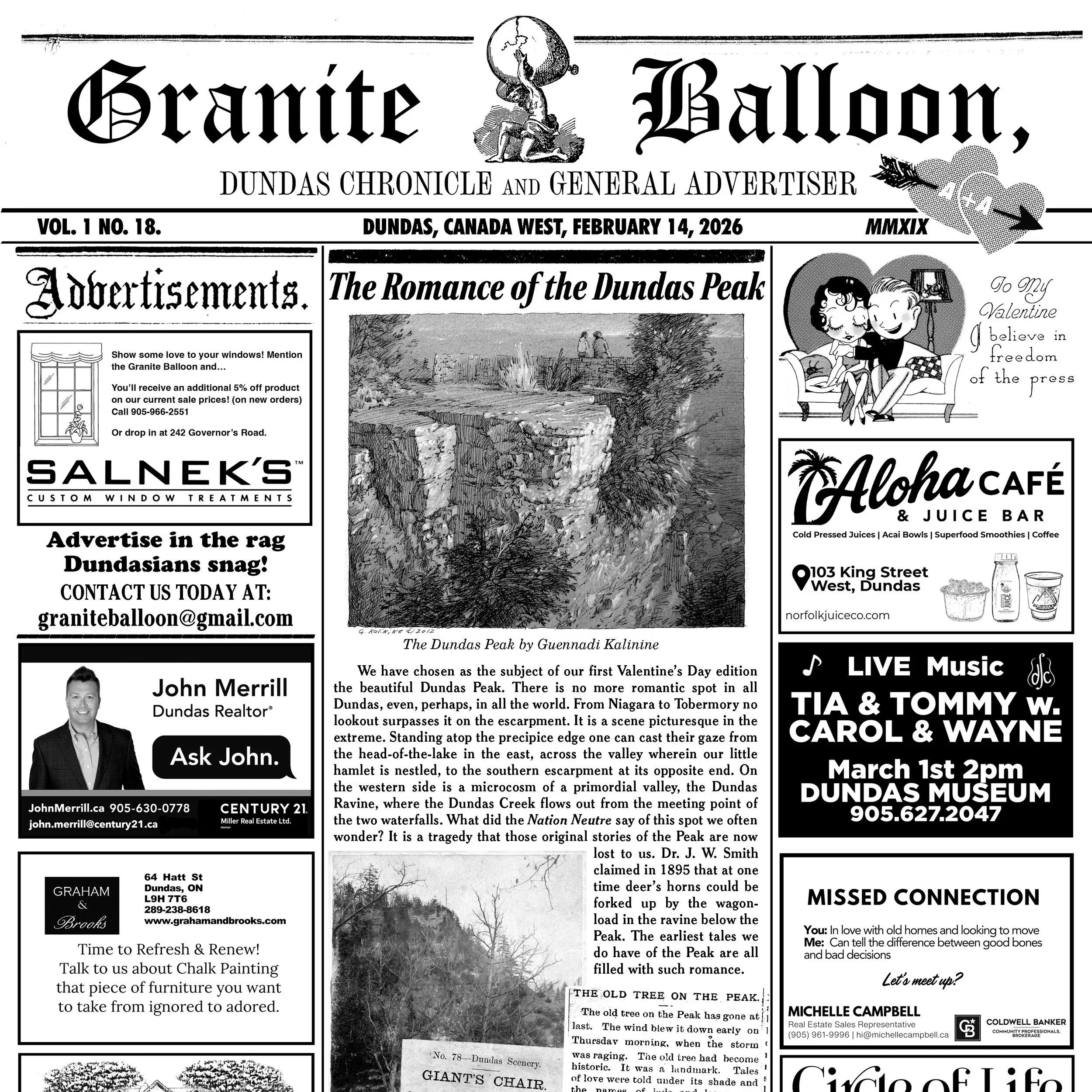 Vol 1. No 18. February 14, 2026