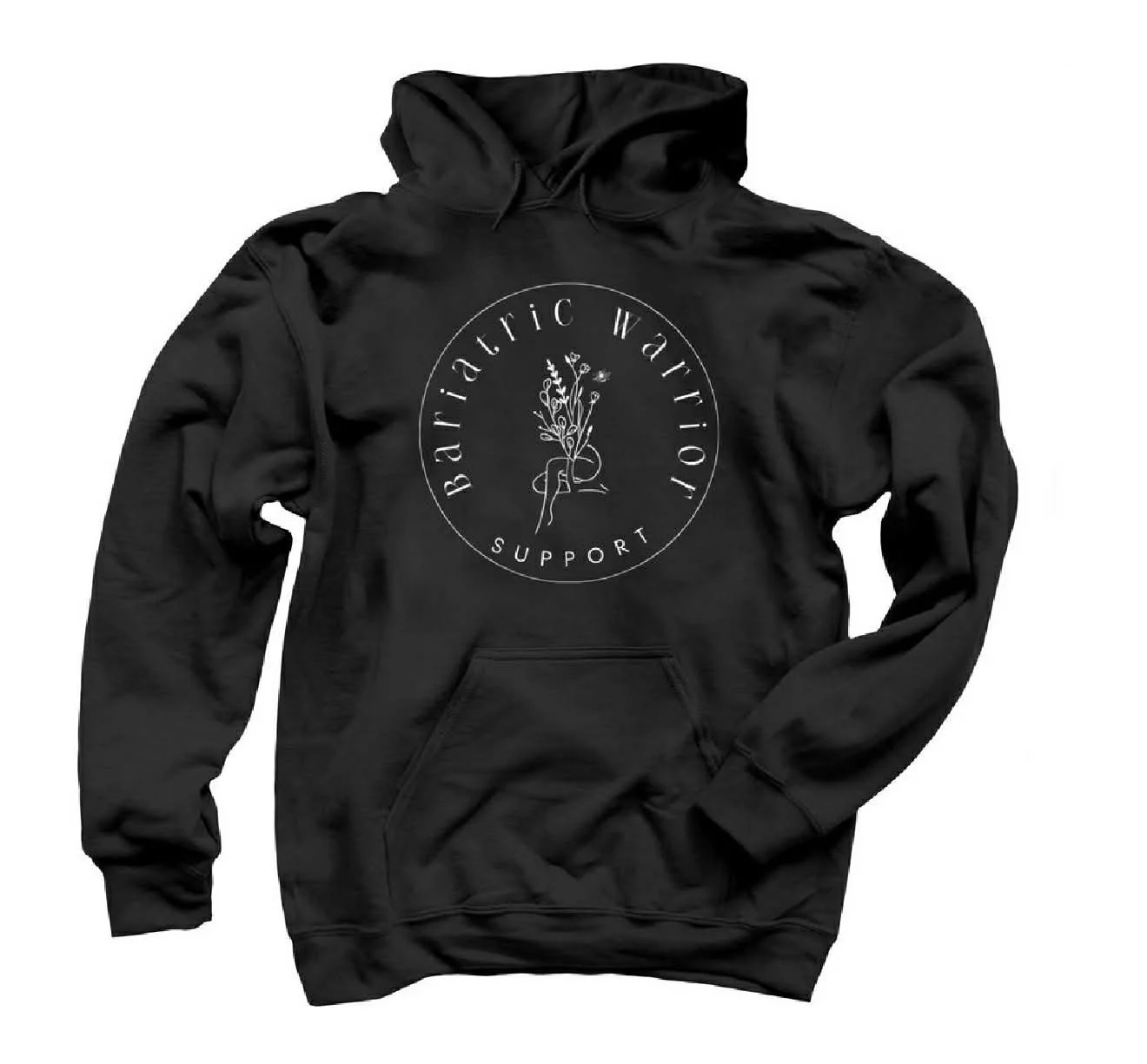 Bariatric Warrior Black Unisex Pullover Hoodie
