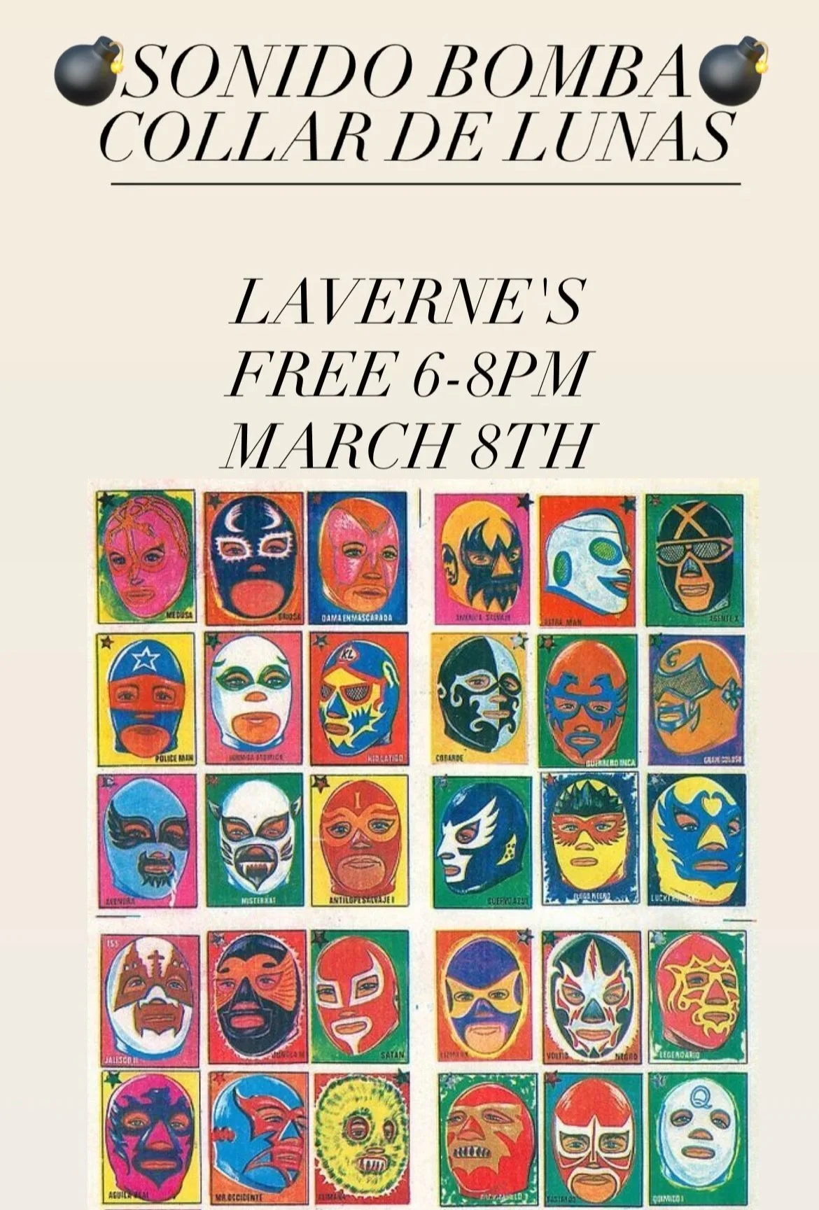 Sonido Bomba and Collar de Lunas at LaVerne's Portland