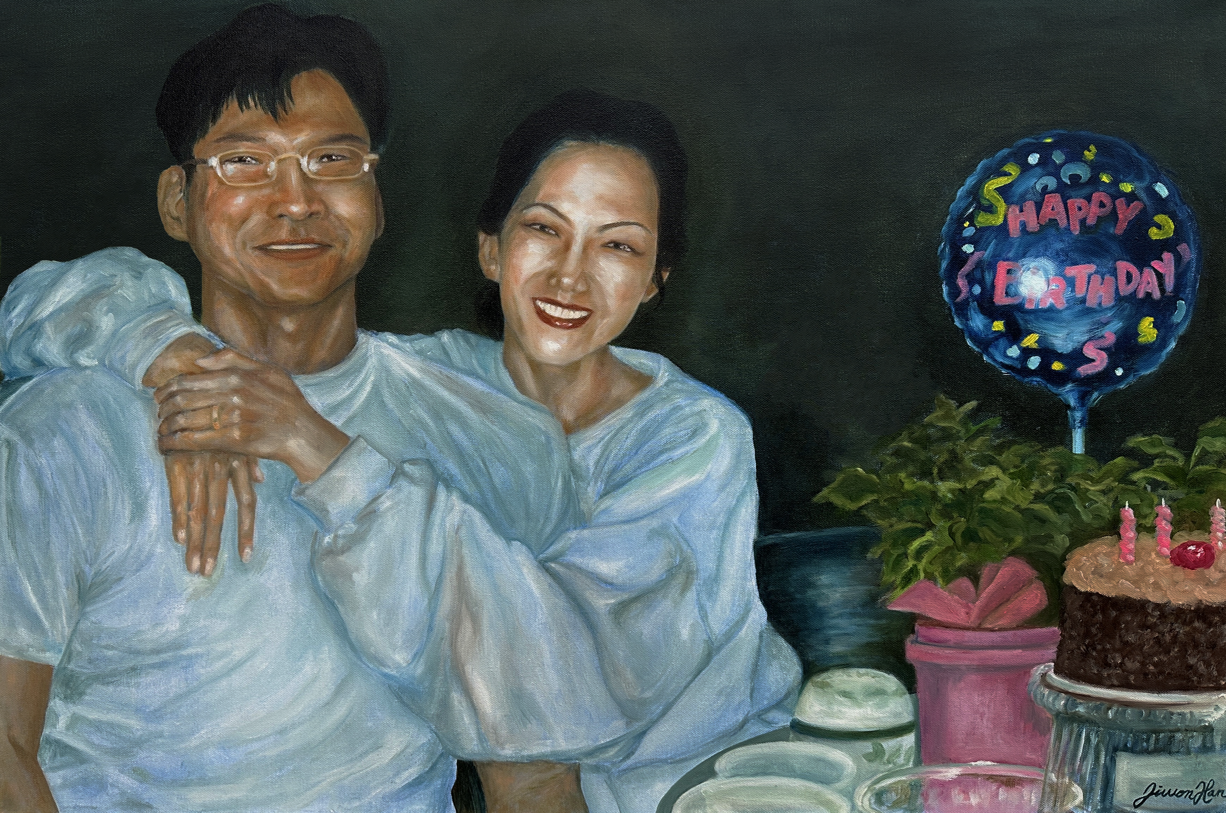 부모님, 2026 oil on canvas