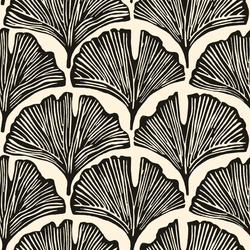 Feather Palm Wallpaper - Black.jpg