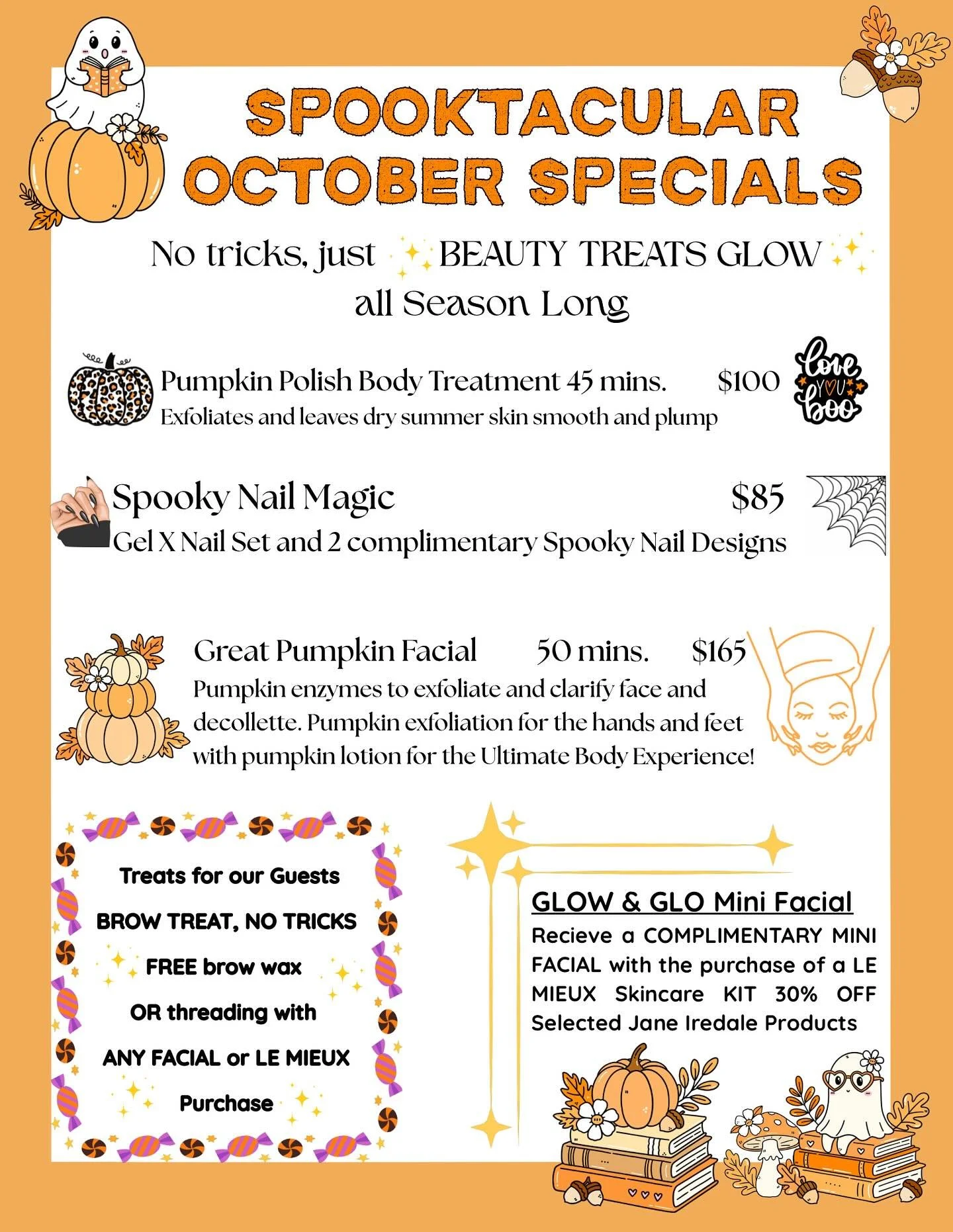 Enjoy the beginning of the Holiday Season with skin transformative pumpkin enzymes and delicious pumpkin pie scents🎃
Kauai Organics has whipped up some Pumpkin Body Polish and Lotion to rejuvenate that tired Summer Skin!
Our amazing @lemieux deals o