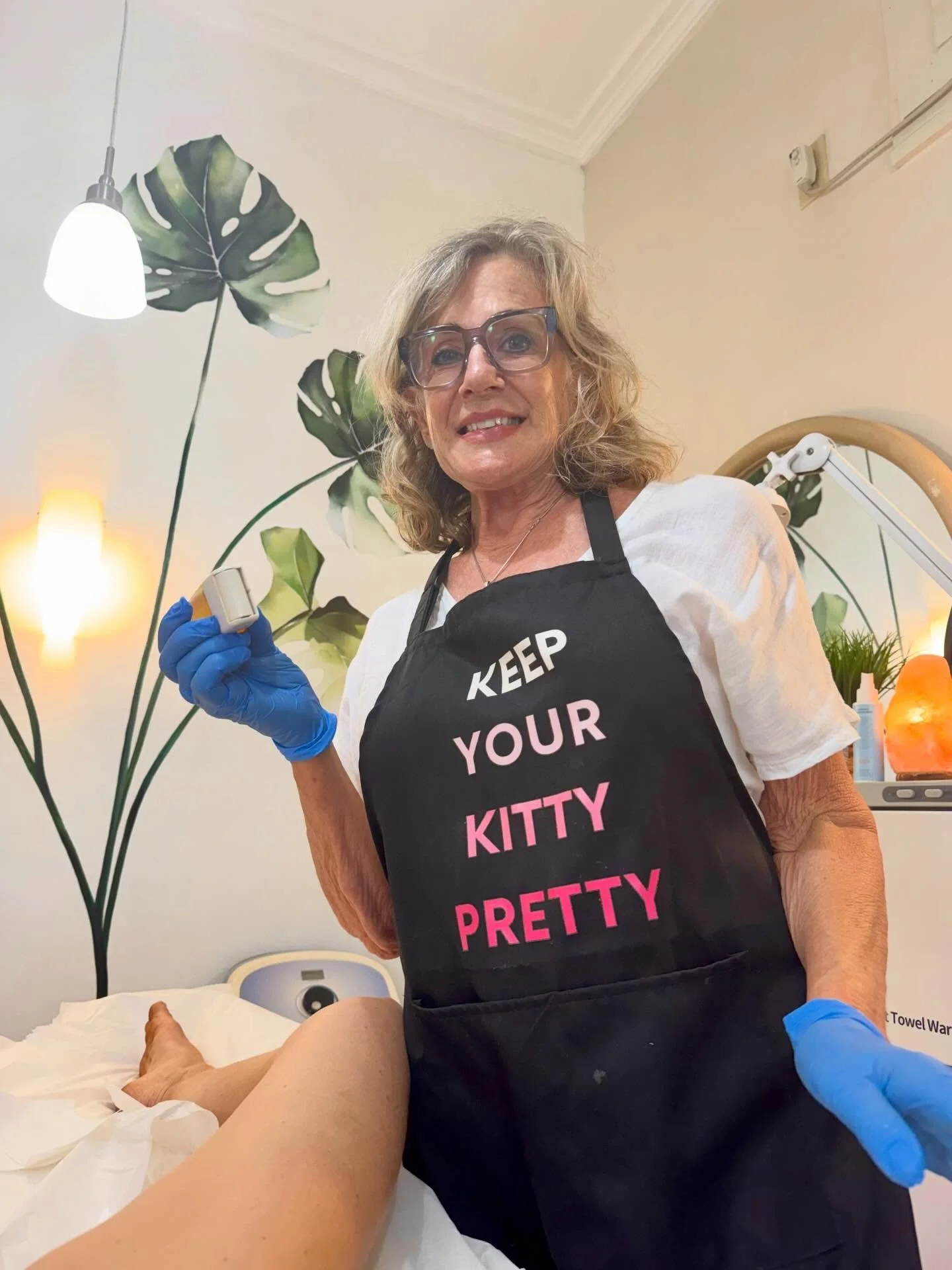 So you don't ever see me as I am locked up in my room having way too much fun! Obviously no formal make-up or filters are involved 😂.... My clients are the best! We are either having Zen Facial time or are getting wild waxing! Love you all and Thank
