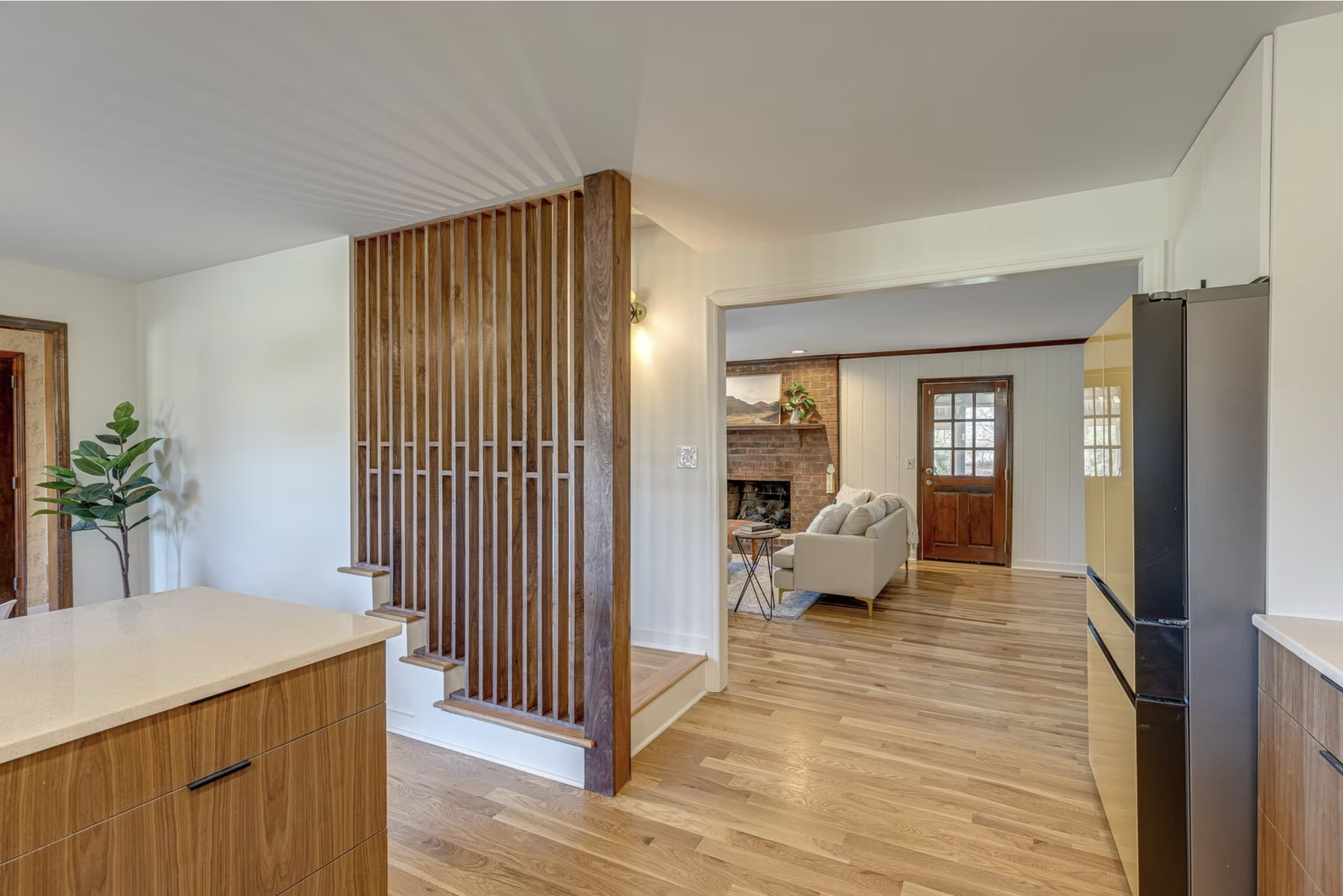 View from kitchen