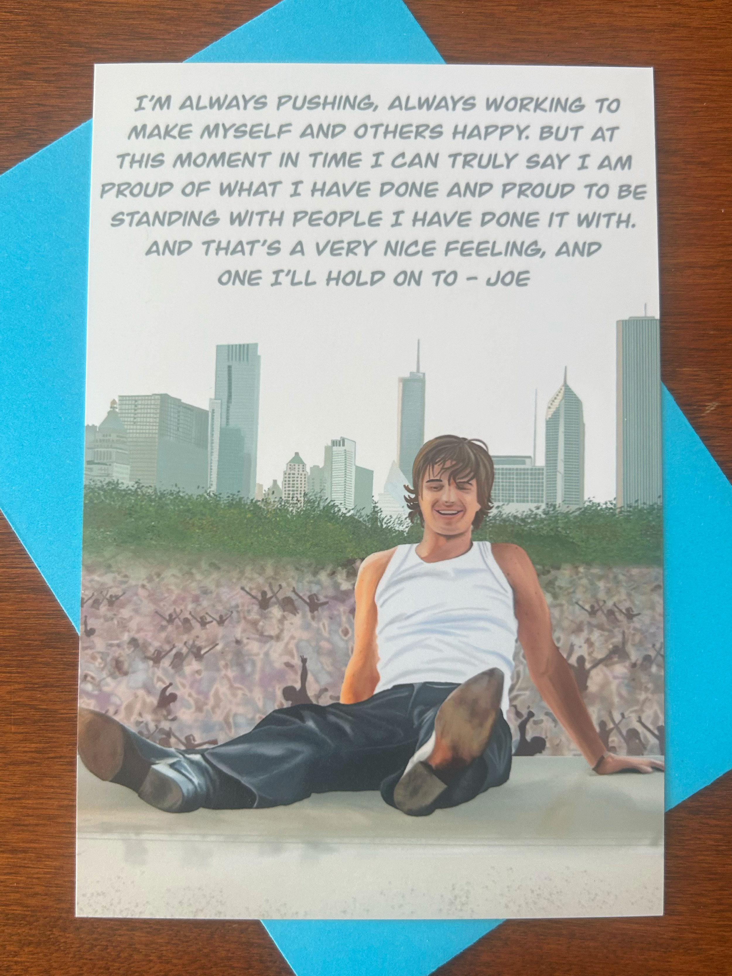 Djo - Back in Chicago Lollapalooza 6''x4''