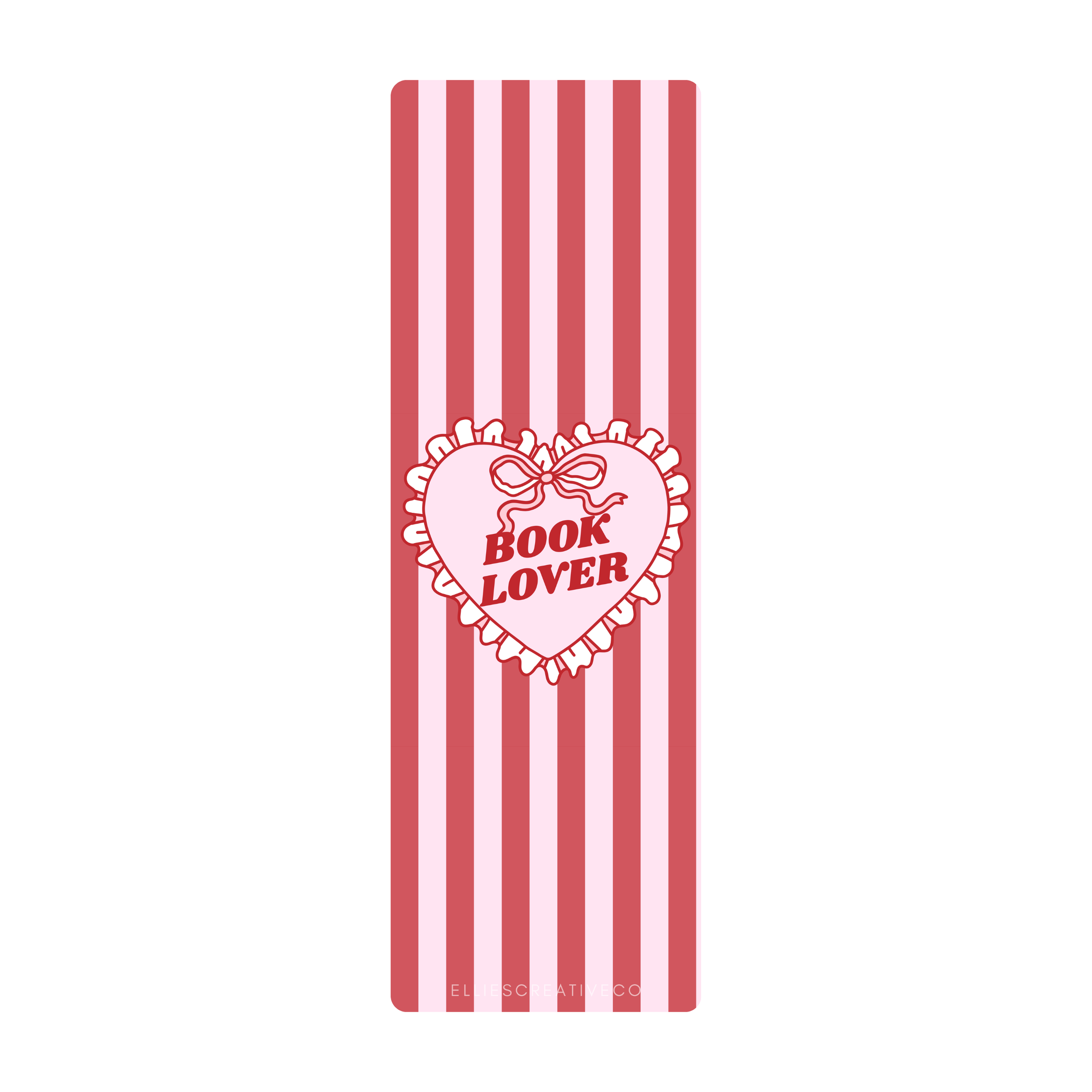 Book Lover striped bookmark