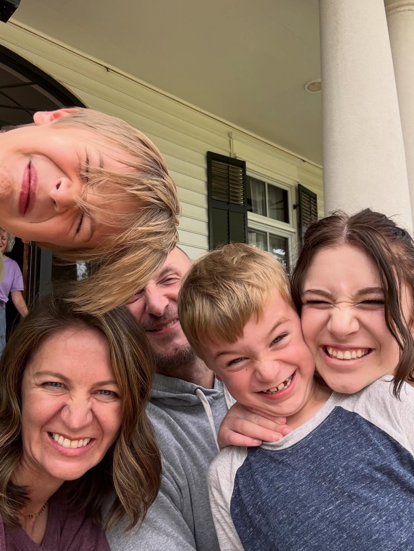 Happy Easter from my silly rabbits🐰#easter2026