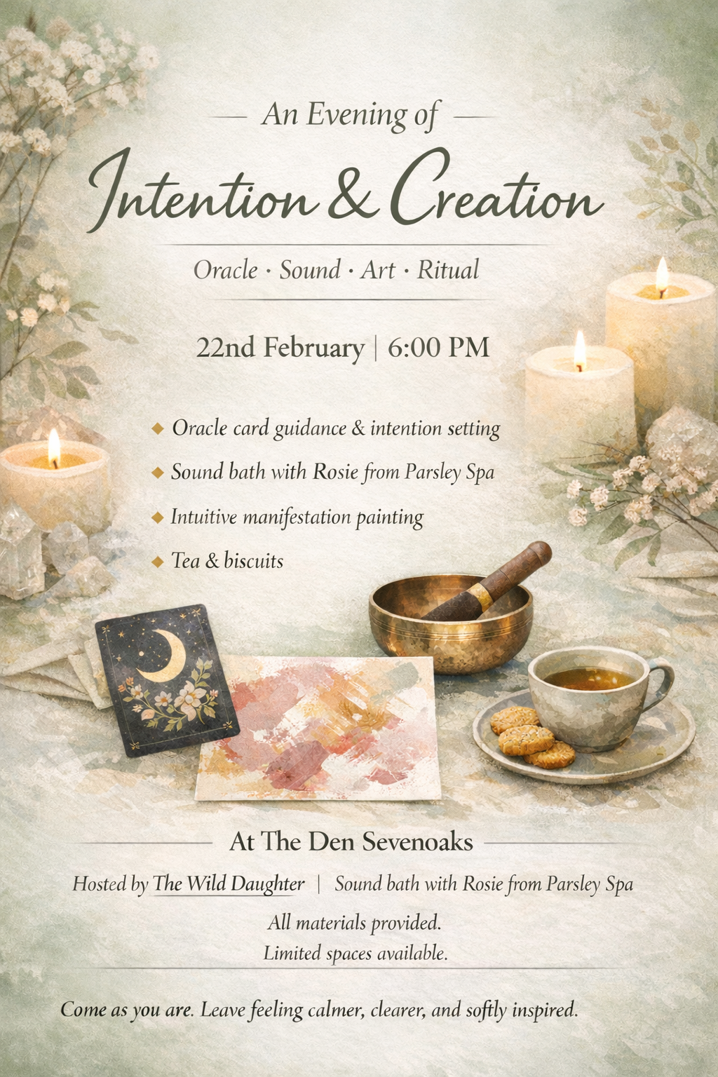 🌿 An Evening of Intention & Creation