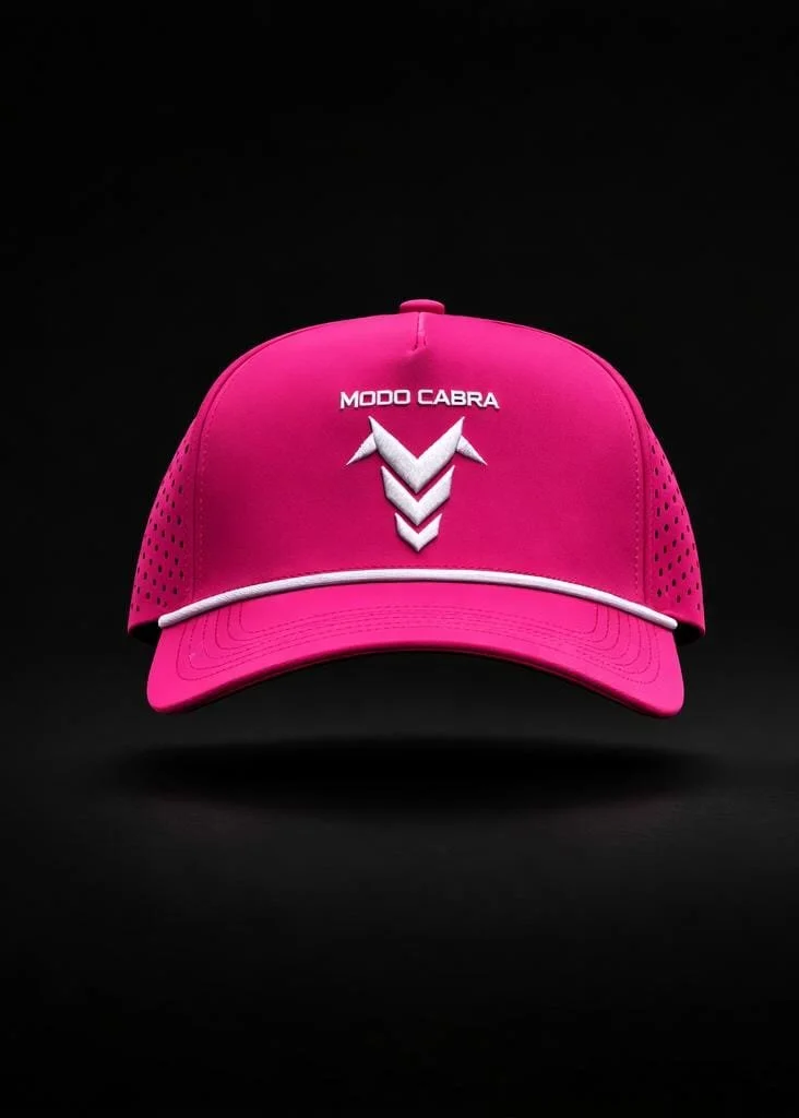 Modo Cabra Elite – Hot Pink Rope Performance Golf Cap
