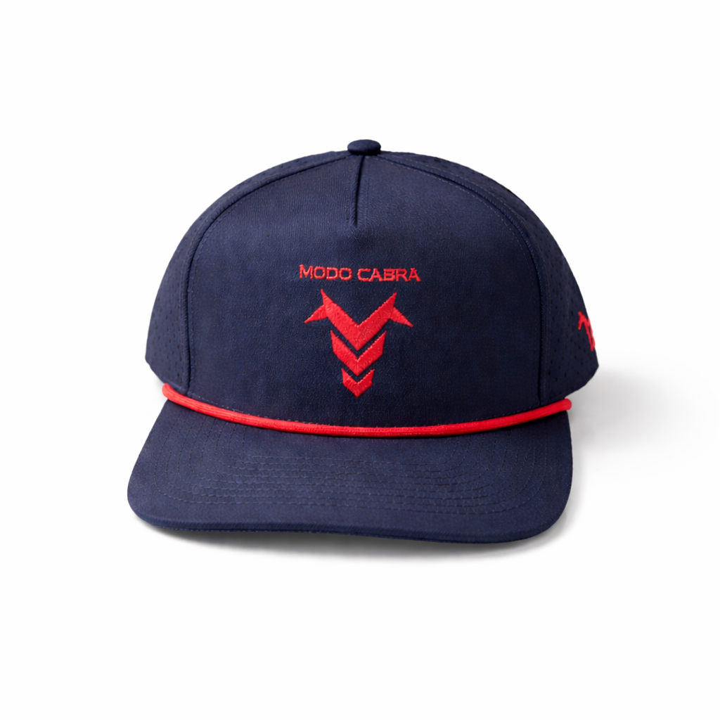 Modo Cabra Elite – Midnight Navy Rope Performance Golf Cap