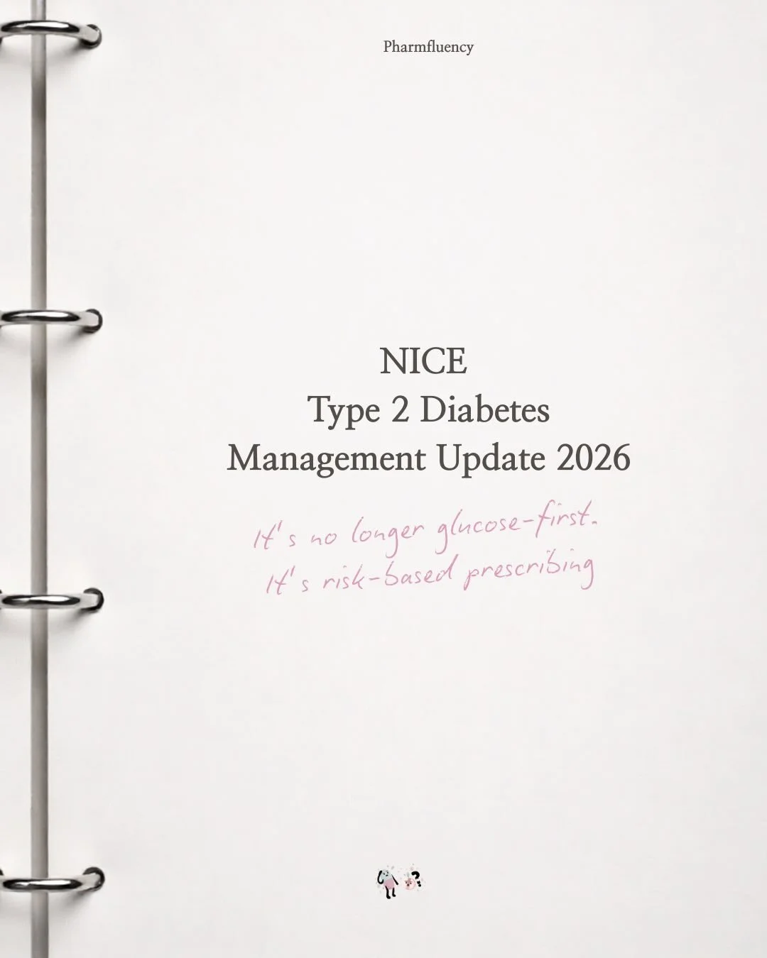 🚨 NICE has updated Type 2 Diabetes guidance, and this is a MAJOR prescribing shift.

We&rsquo;ve moved from
👉🏾 glucose-first thinking to 
👉🏾 risk-based, cardio-renal protection.

This changes how we think about:
&bull; First-line therapy
&bull; 