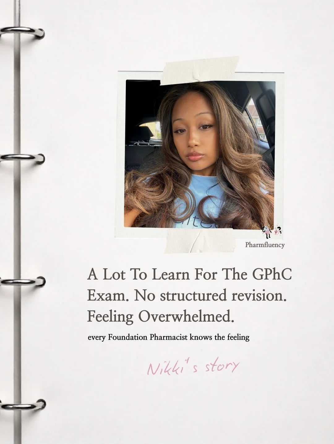 Sometimes all a Foundation Pharmacist needs is a bit of structure, clarity, and someone saying, &ldquo;You&rsquo;ve got this.&rdquo;

Nikki&rsquo;s story is one so many trainees relate to, starting your revision feeling overwhelmed, unsure where to b