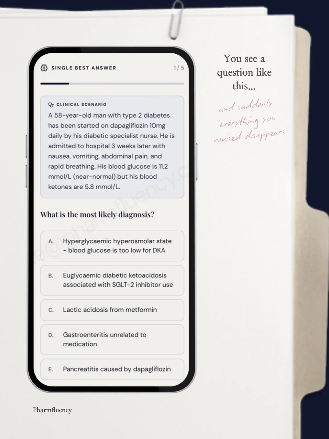 I used to sit there staring at SBA questions thinking: 
&ldquo;I literally revised this, so why does my mind feel blank?&rdquo;

And it&rsquo;s the most frustrating feeling.

Because it makes you question yourself, your ability, everything.

But here