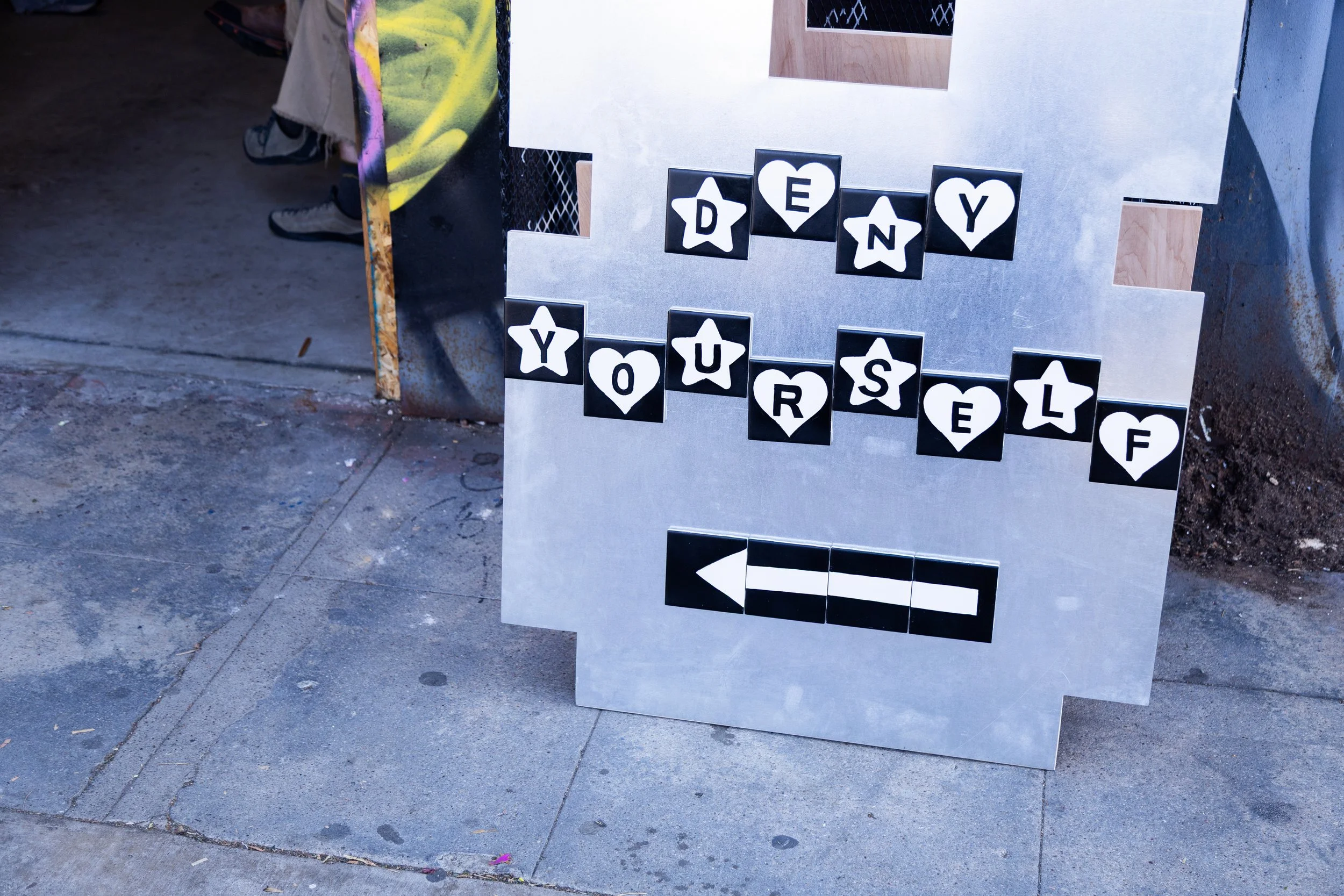 "deny yourself" Opening, Gallery views, & Art Documentation