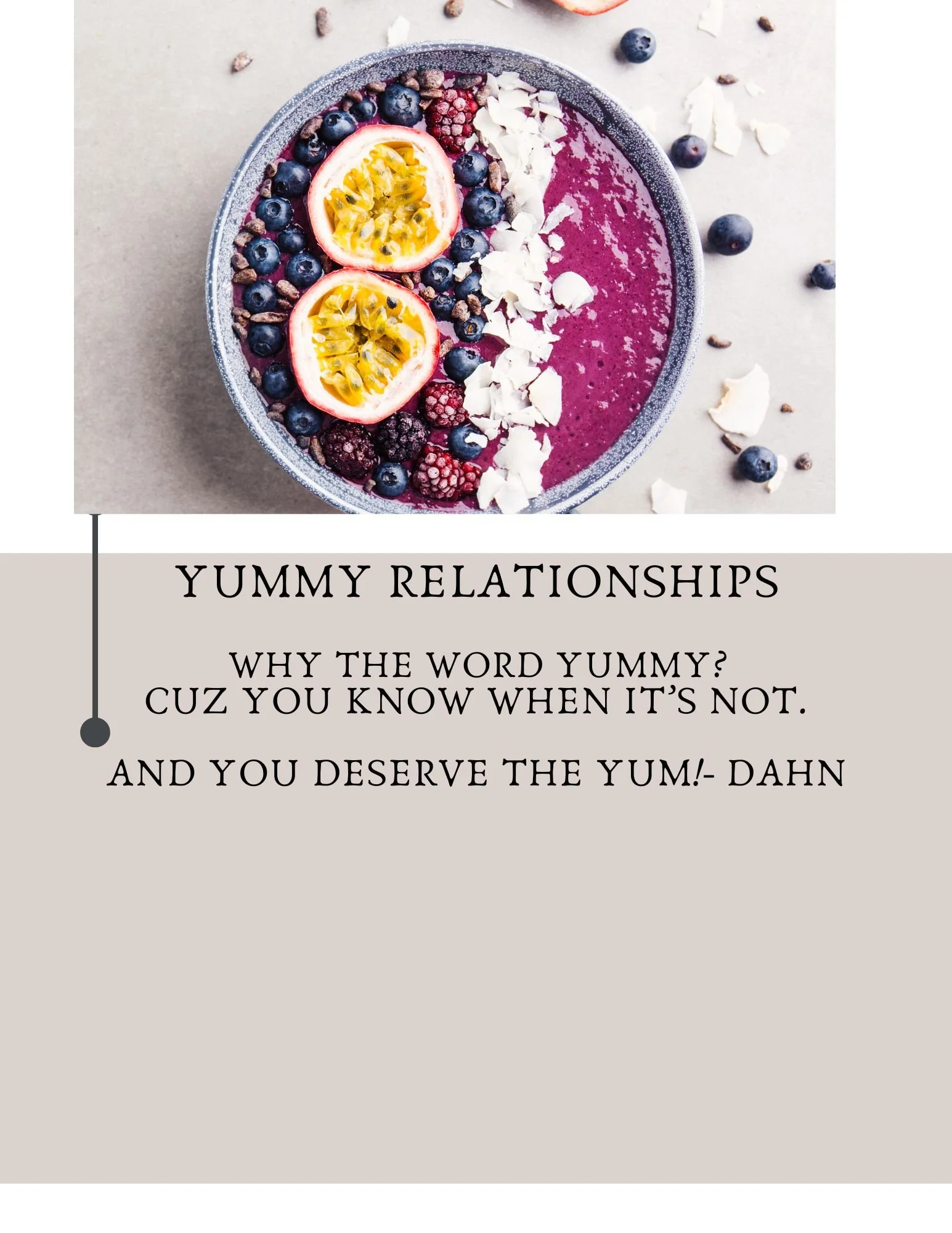 Free Yummy Relationship Checklist