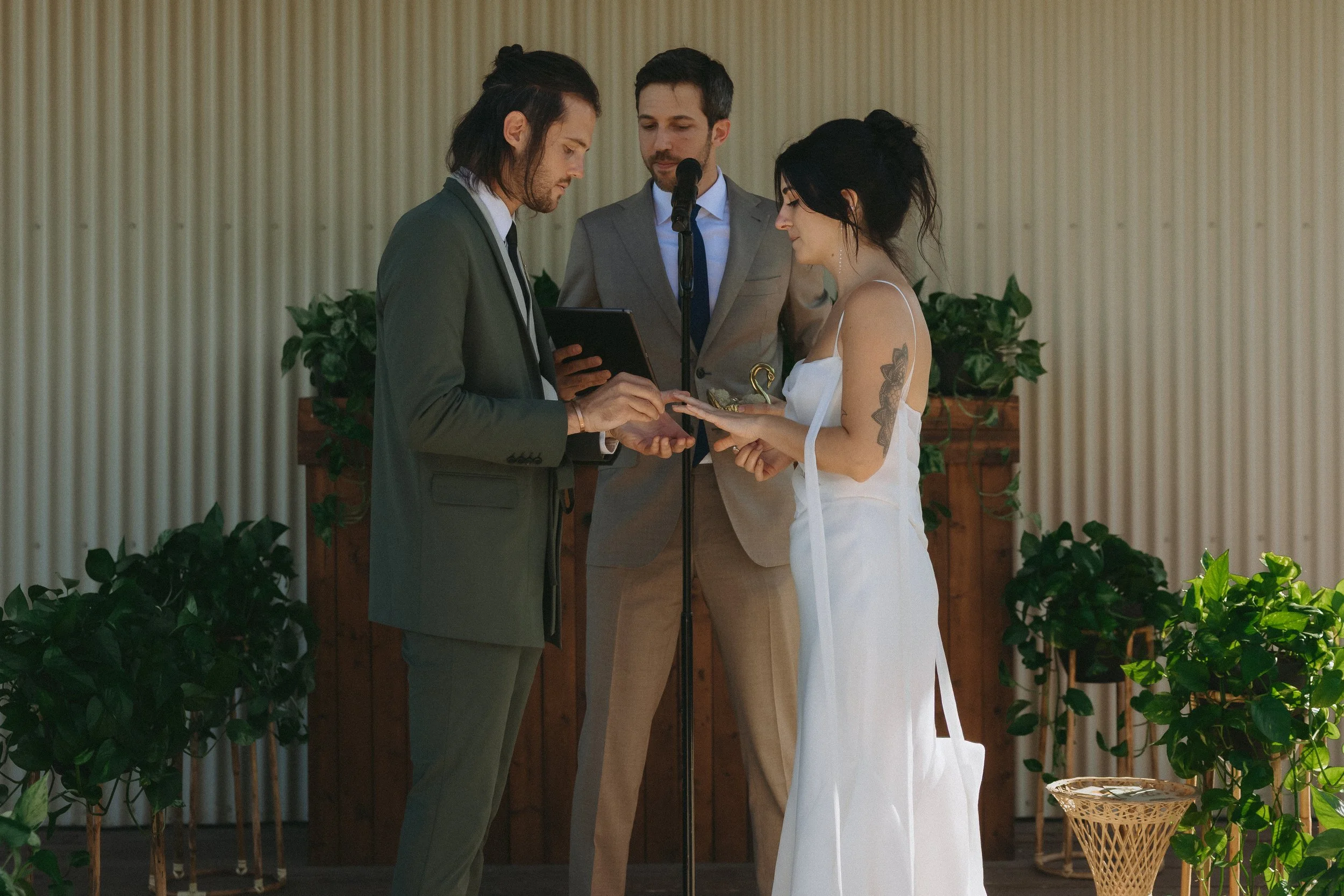 plant wedding decor
