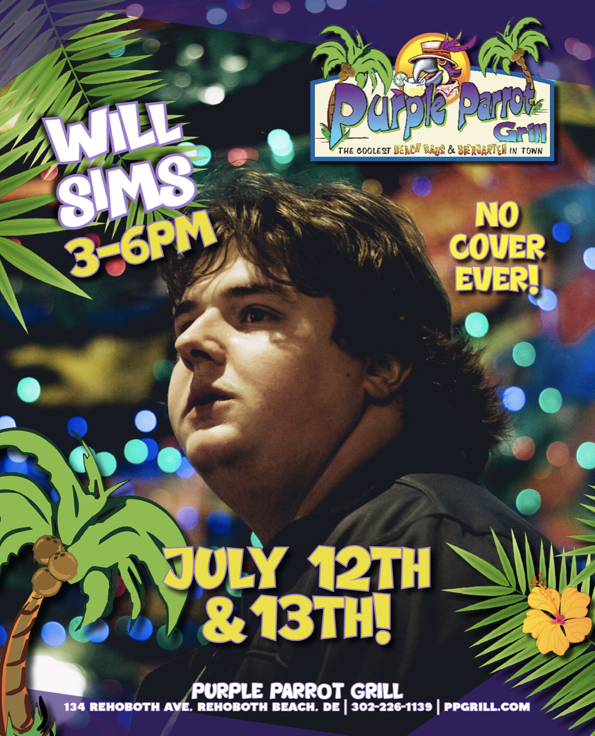 Will Sims @ Purple Parrot Grill