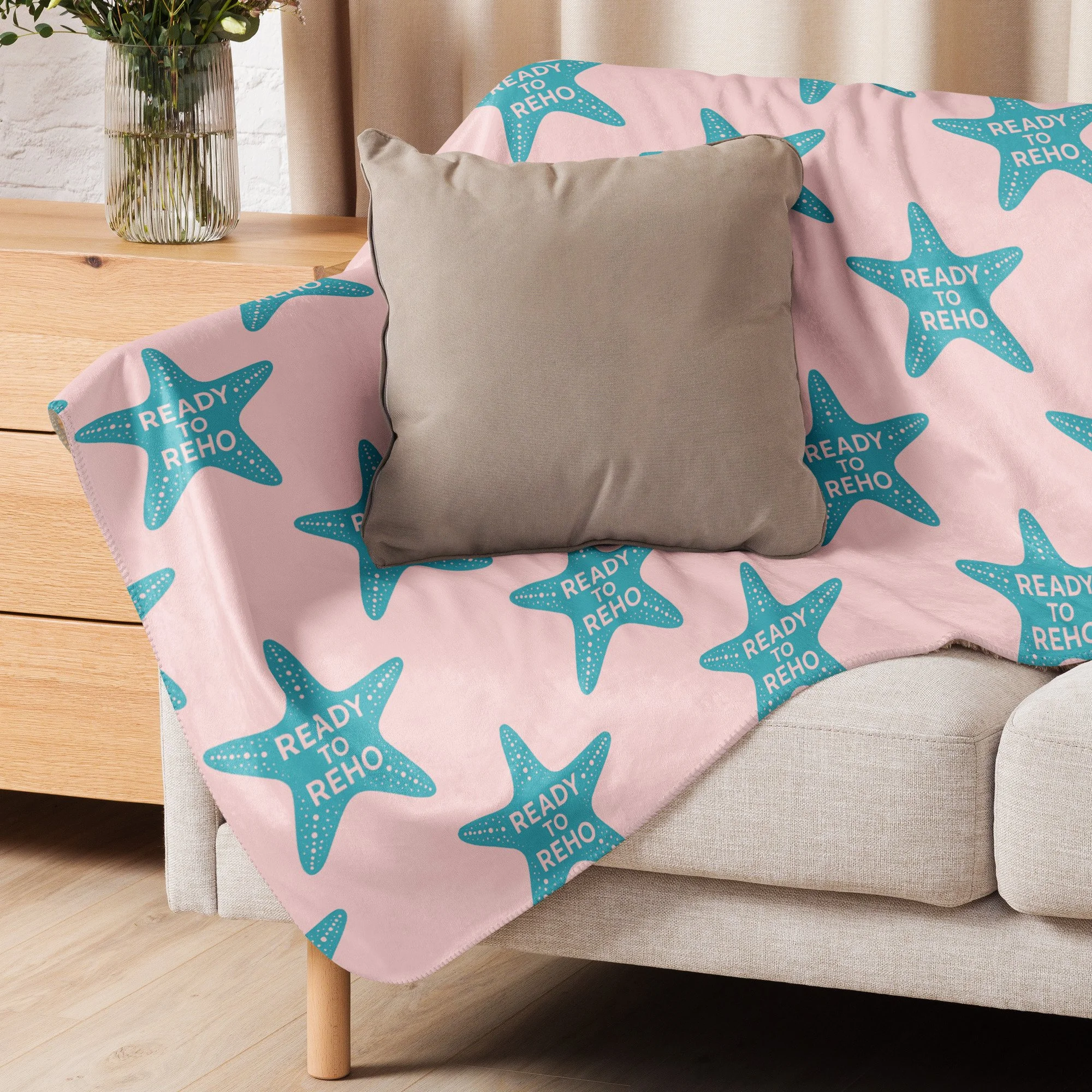 Star Fish Sherpa blanket