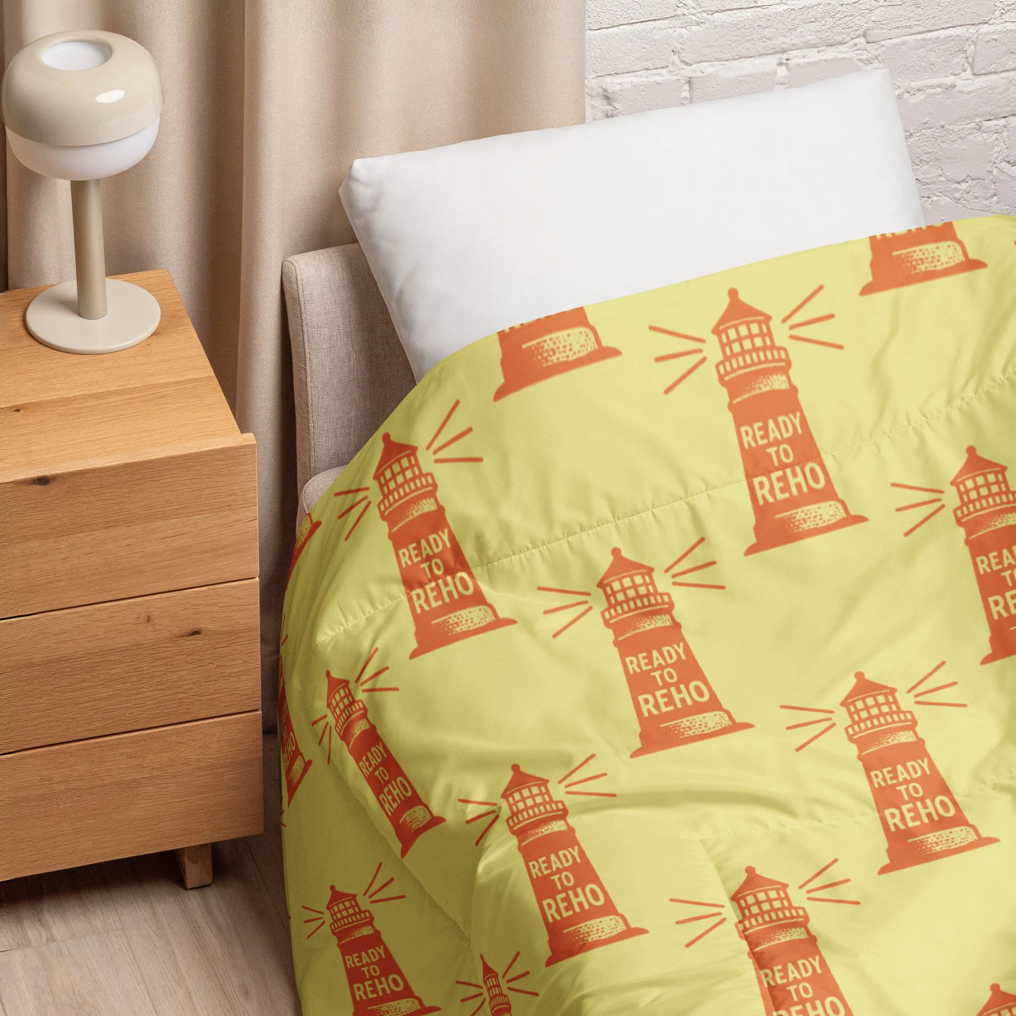 Sunshine Lighthouse Comforter