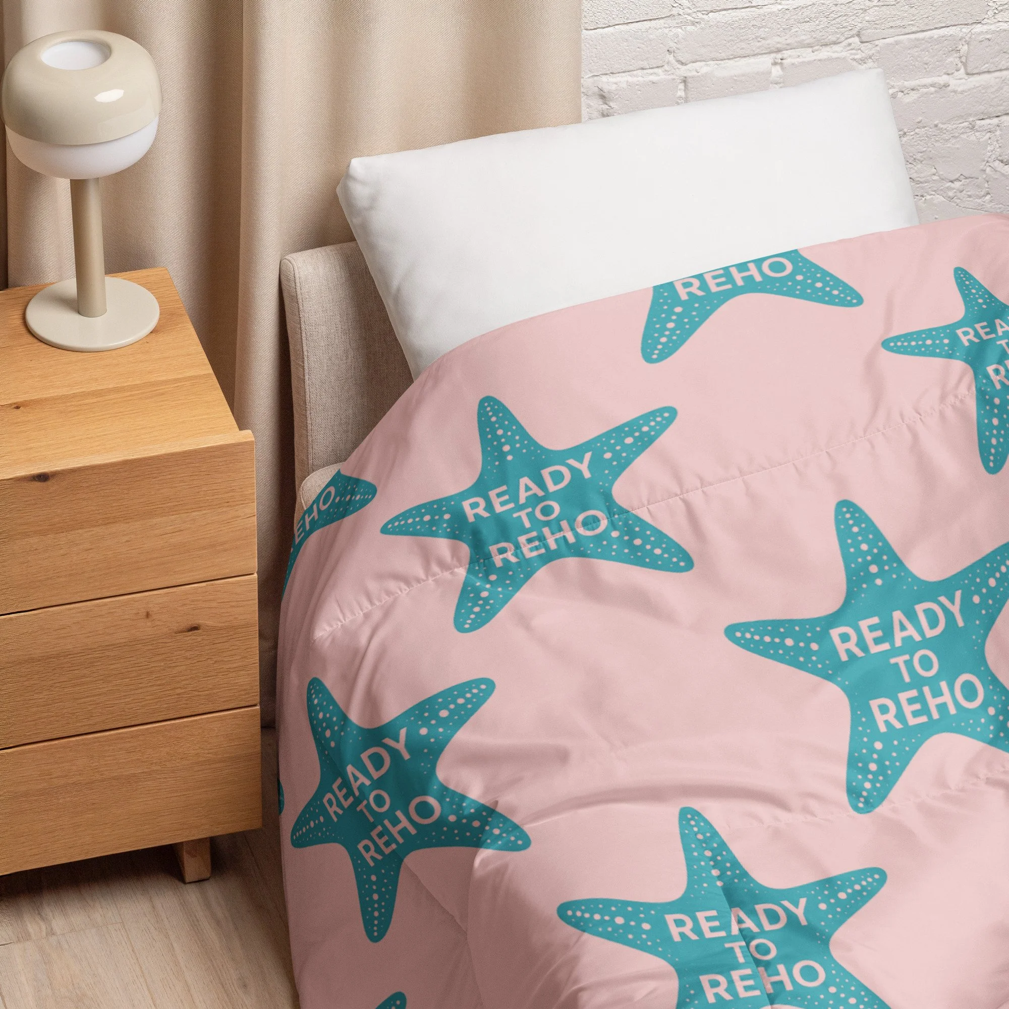 Coral Starfish Comforter