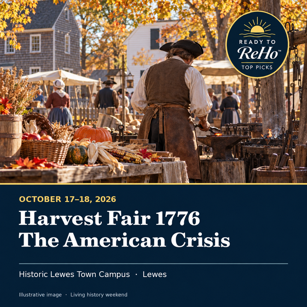 Ready to ReHo curated coastal event graphic