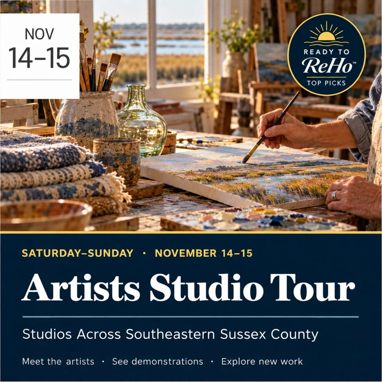 30th Annual Southeastern Delaware Artists Studio Tour
