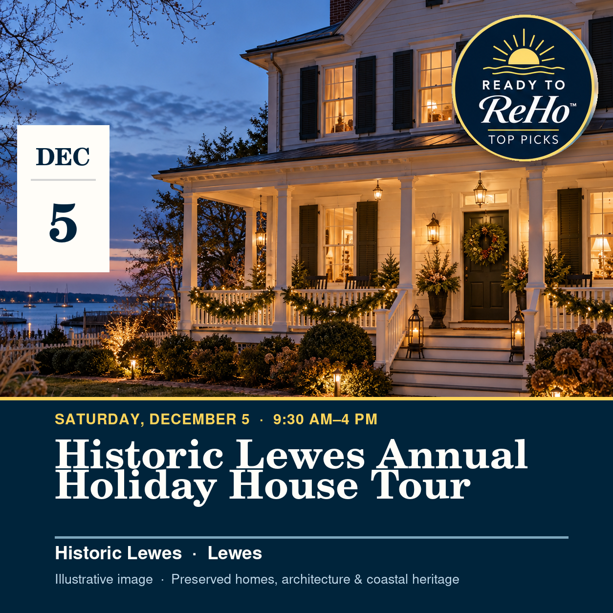 Historic Lewes Annual Holiday House Tour