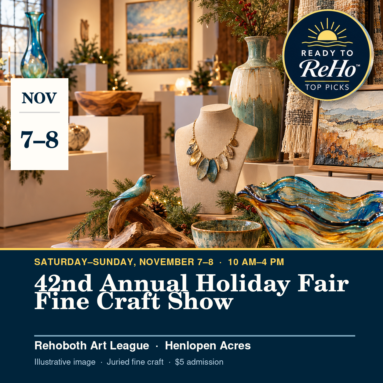 42nd Annual Holiday Fair Fine Craft Show
