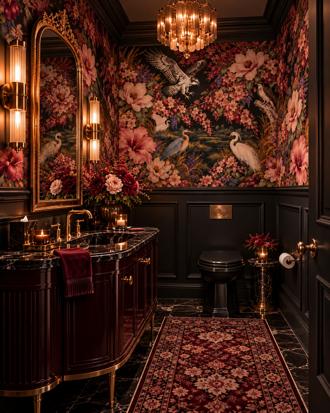 Aviary Marsh Nocturne Powder Room Panorama.png